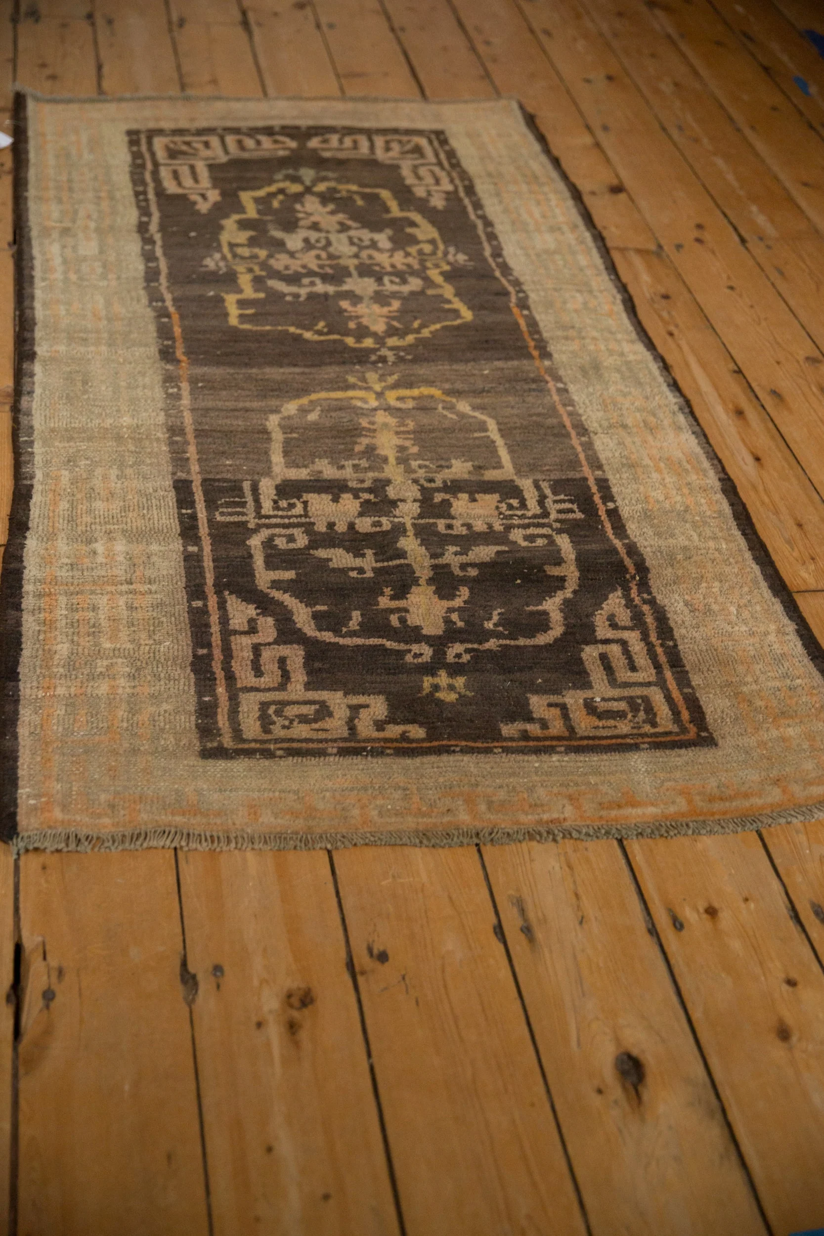3x5.5 Antique Tibetan Rug - Image 7