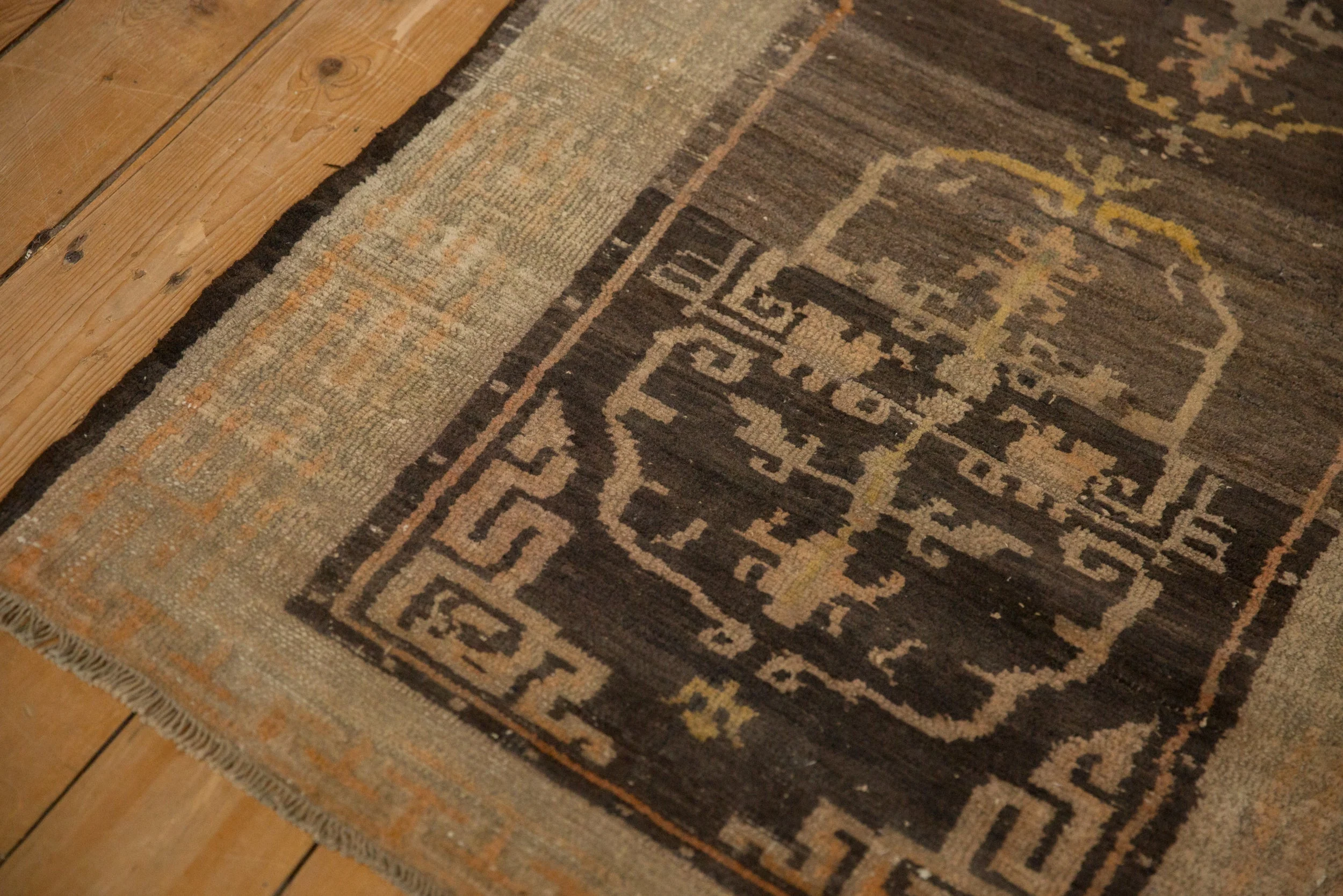 3x5.5 Antique Tibetan Rug - Image 8