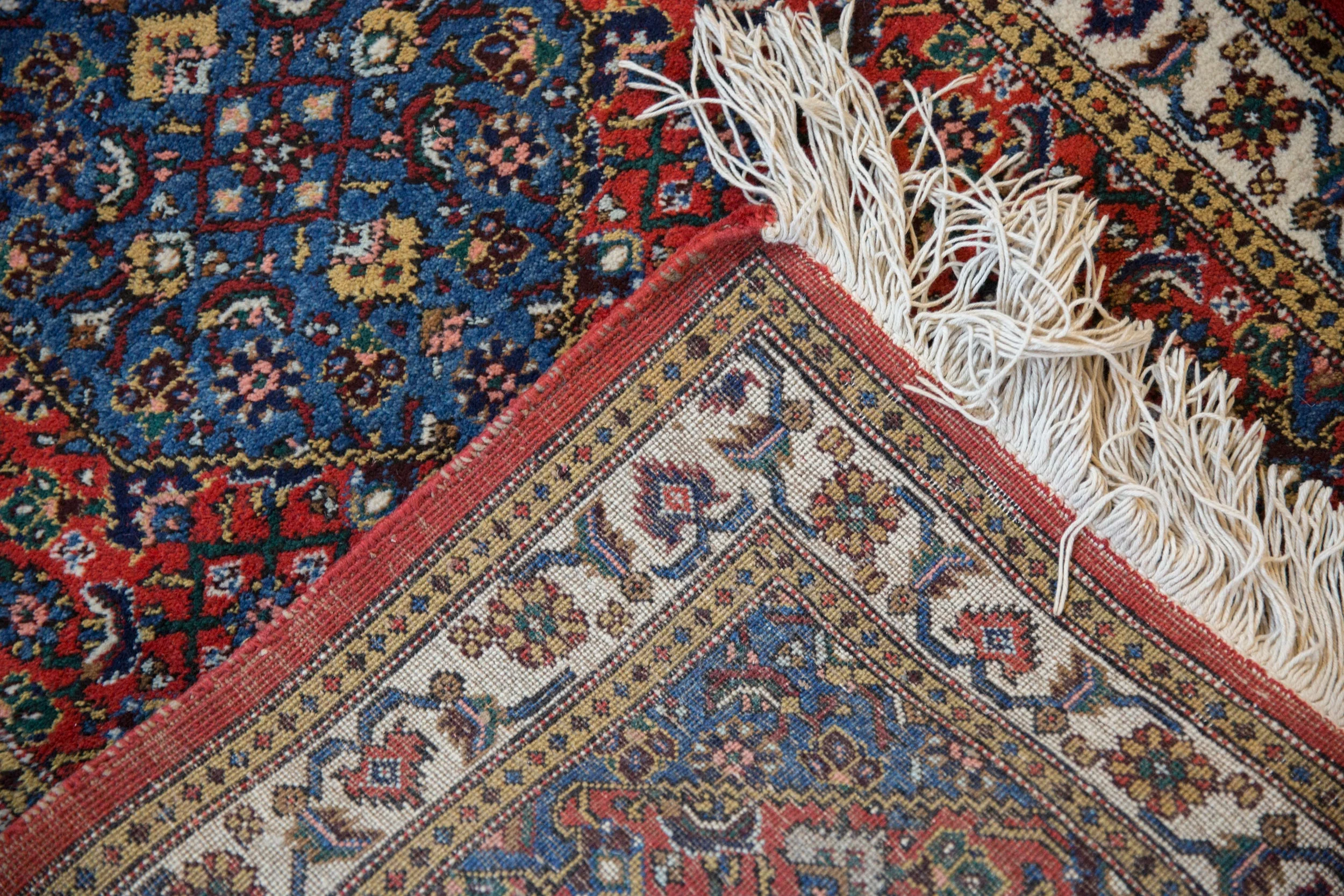 3x5.5 Vintage Ardebil Rug - Image 10