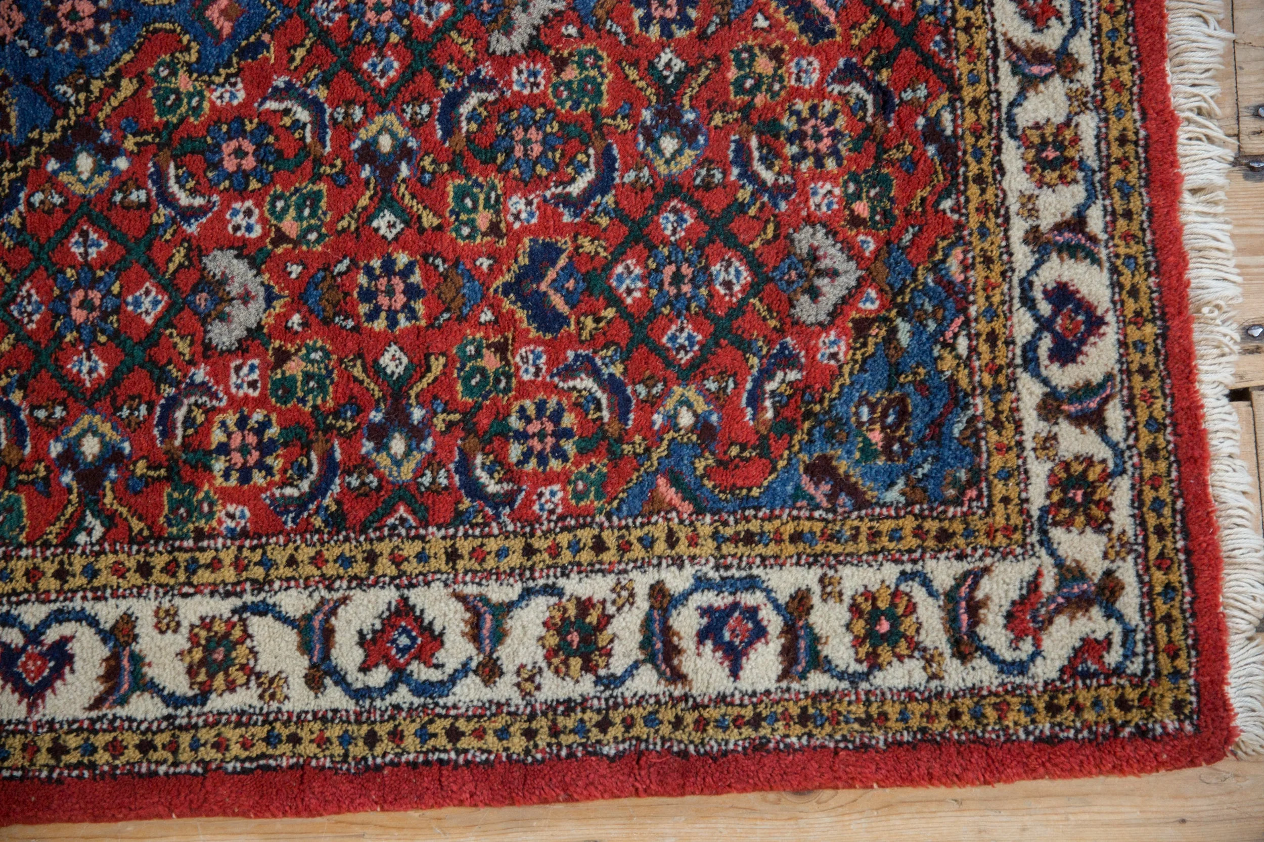 3x5.5 Vintage Ardebil Rug - Image 4