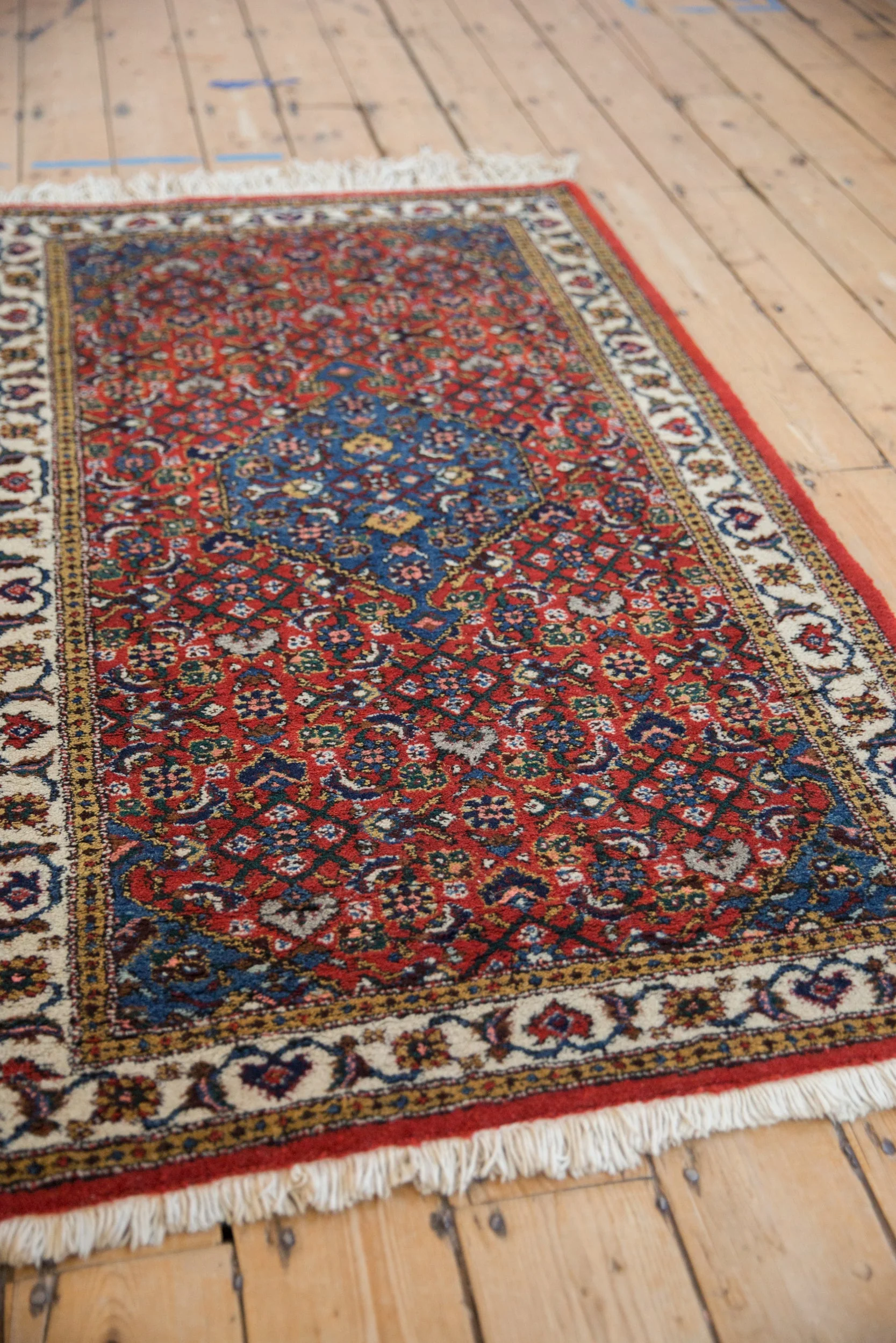 3x5.5 Vintage Ardebil Rug - Image 5