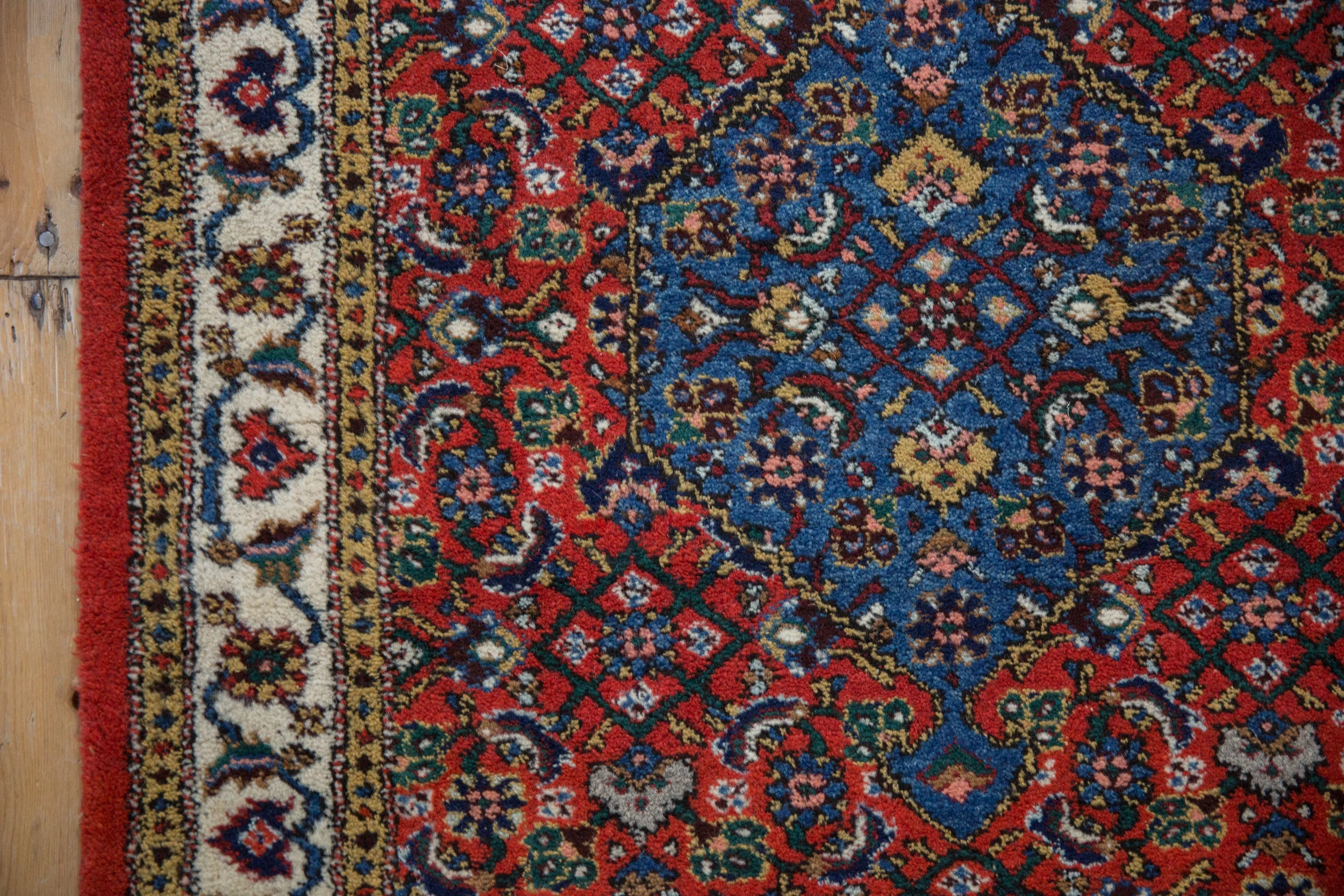 3x5.5 Vintage Ardebil Rug - Image 8