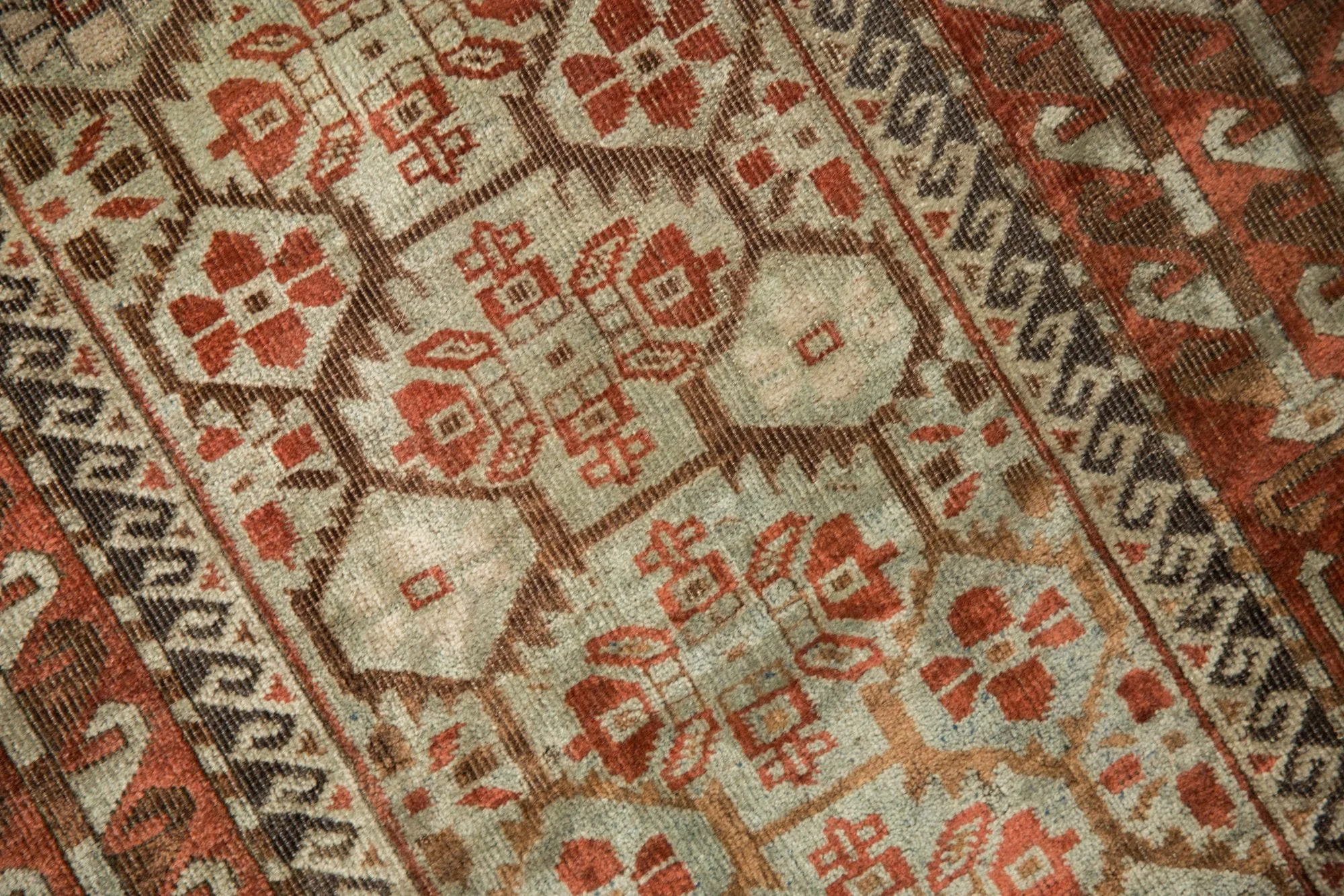 3x5.5 Vintage Distressed Belouch Rug - Image 10