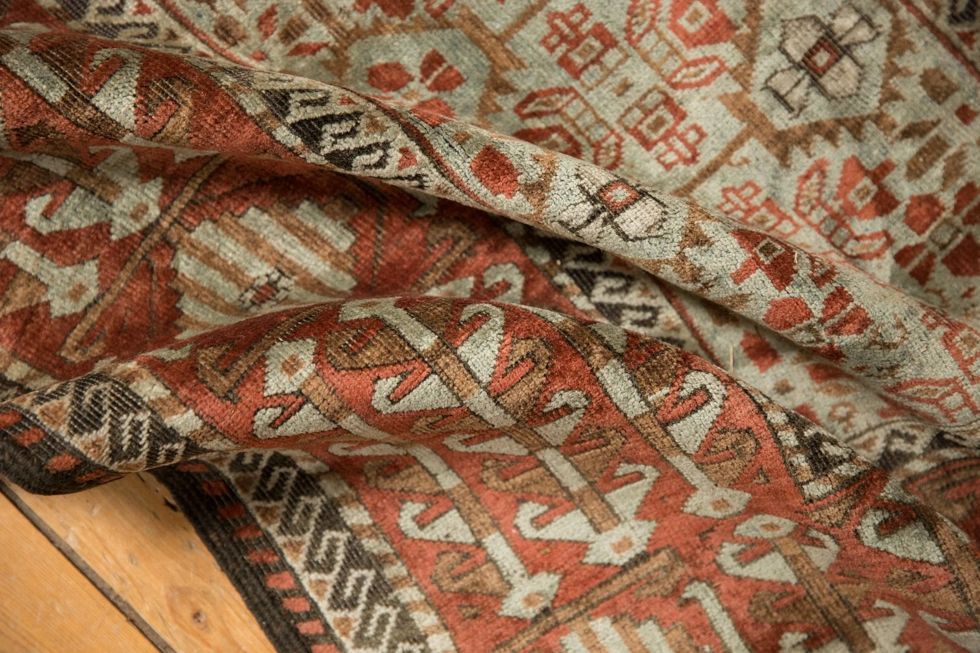 3x5.5 Vintage Distressed Belouch Rug - Image 8