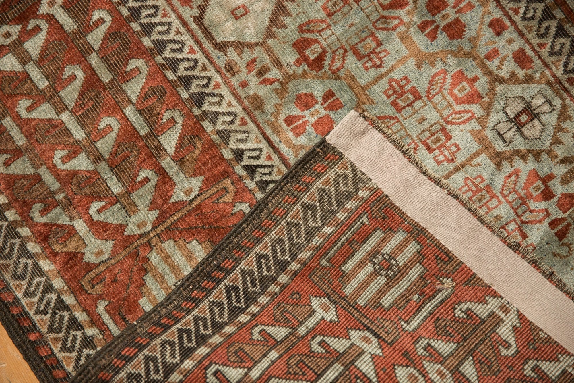 3x5.5 Vintage Distressed Belouch Rug - Image 9