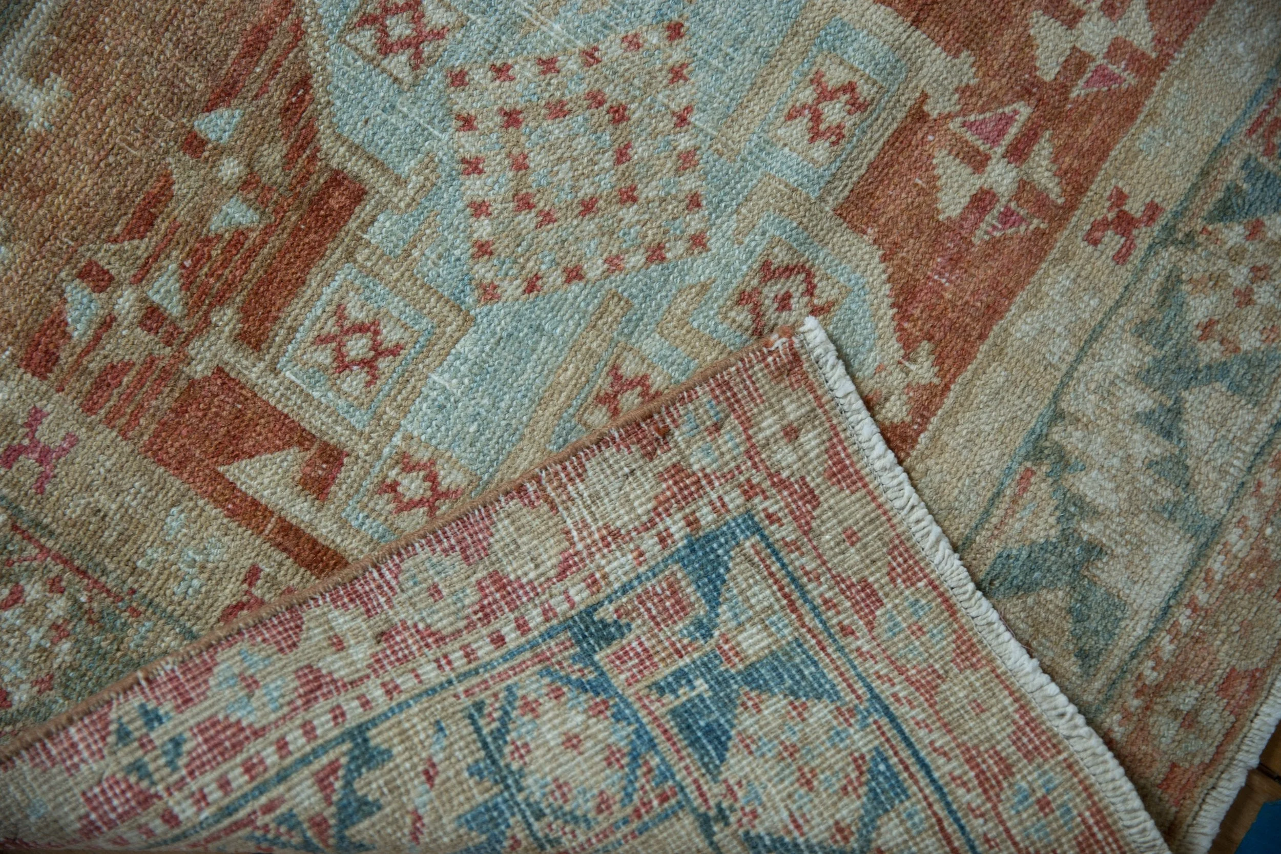 3x5.5 Vintage Distressed Karaja Rug - Image 11