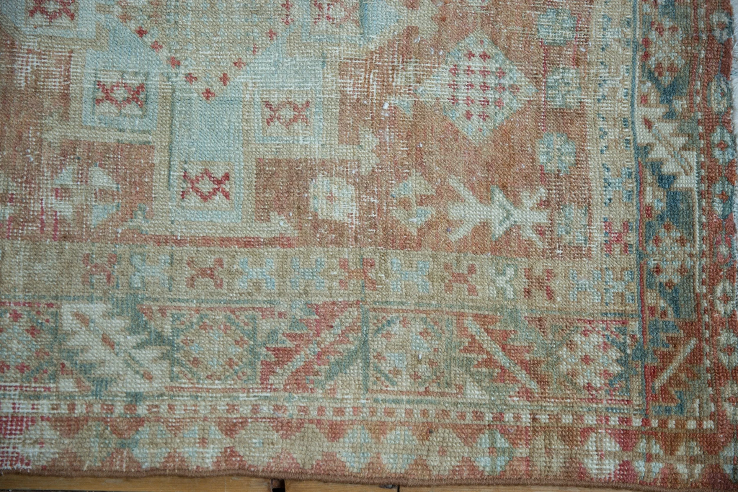3x5.5 Vintage Distressed Karaja Rug - Image 4