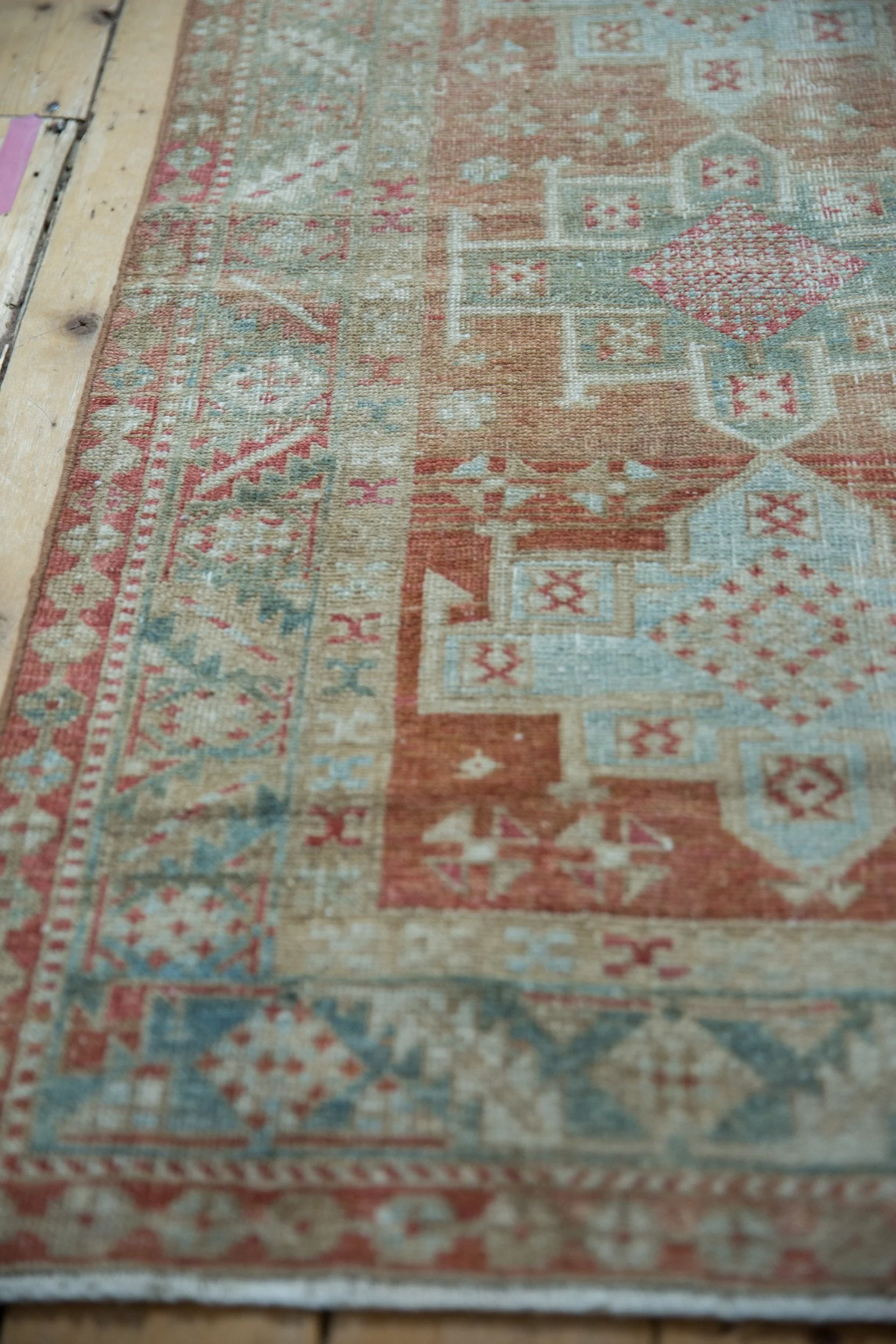 3x5.5 Vintage Distressed Karaja Rug - Image 6
