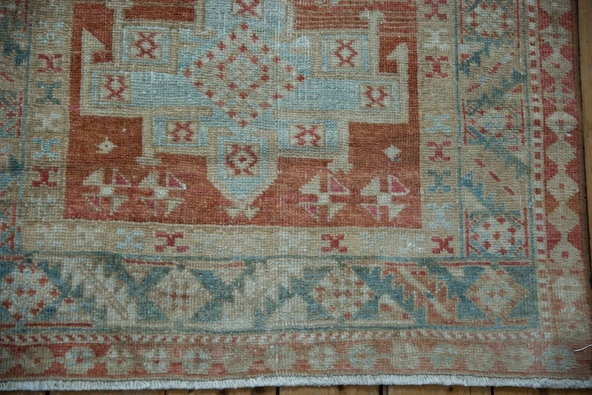 3x5.5 Vintage Distressed Karaja Rug - Image 7