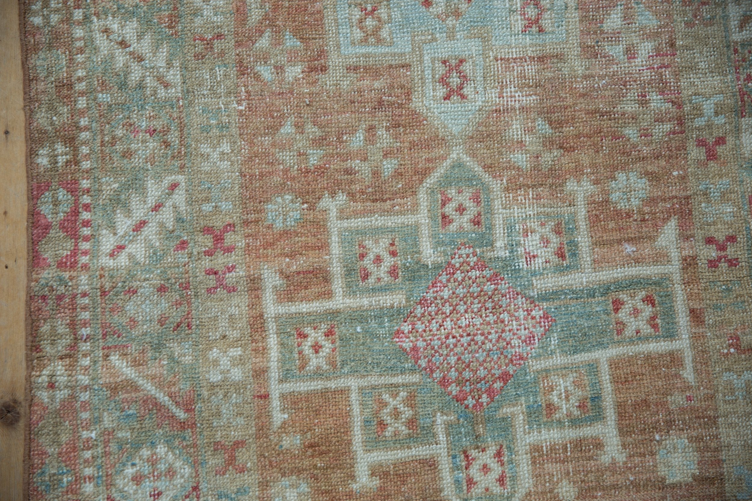 3x5.5 Vintage Distressed Karaja Rug - Image 8