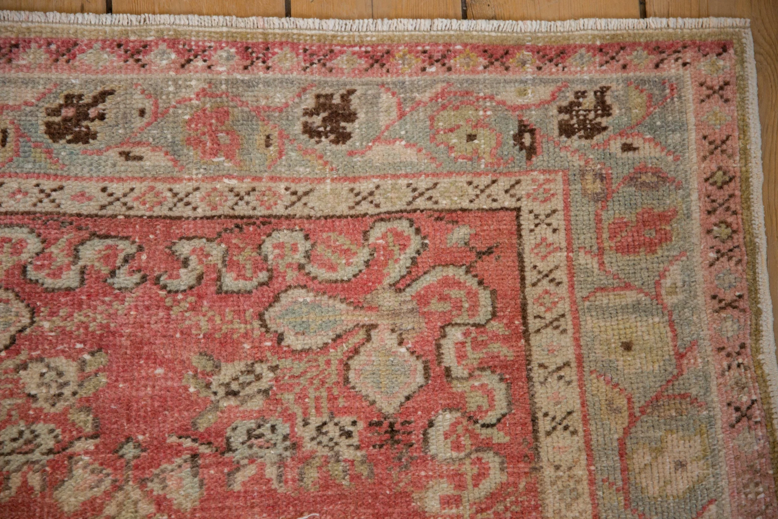 3x5.5 Vintage Distressed Oushak Rug - Image 3