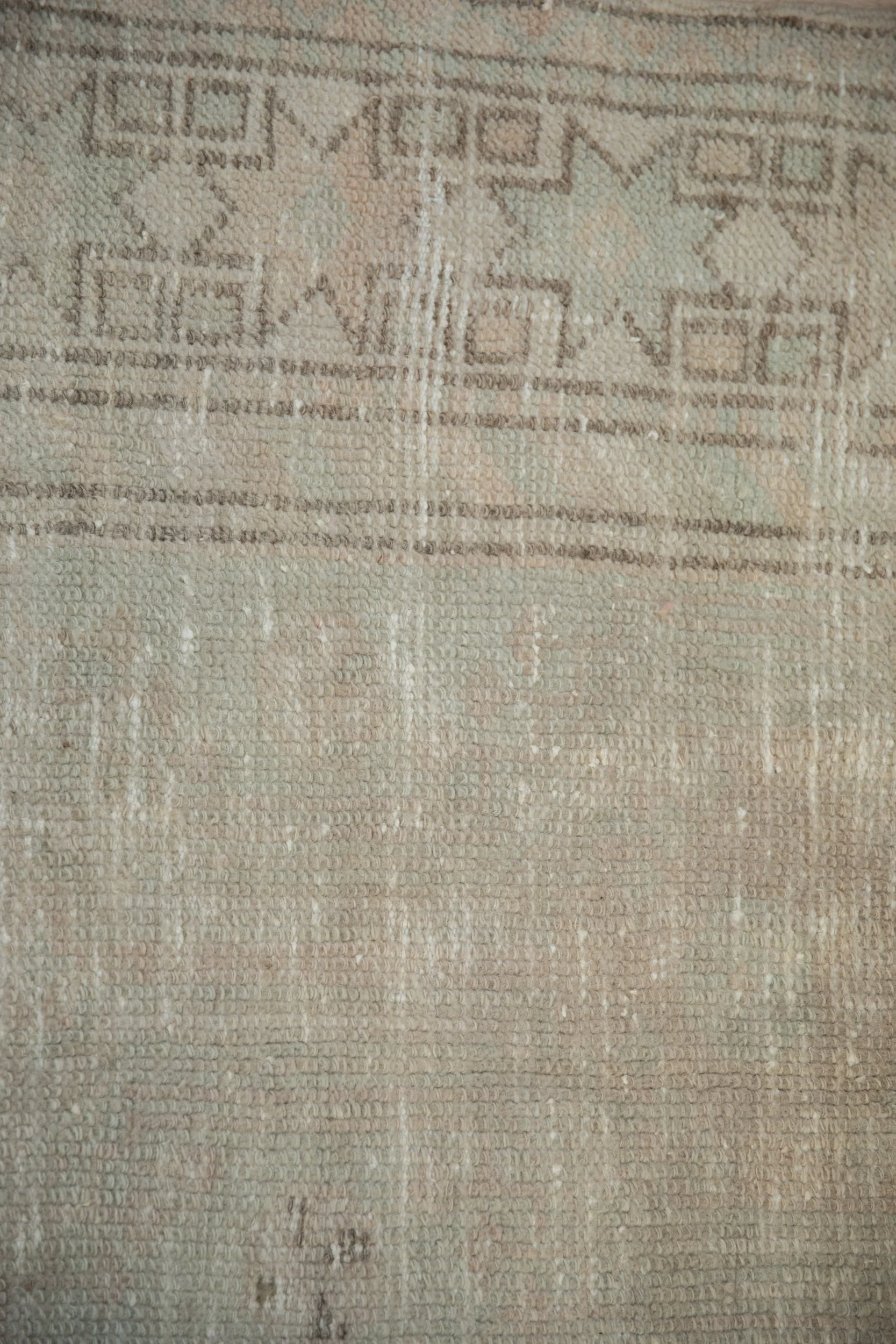 3x5.5 Vintage Distressed Oushak Rug - Image 3
