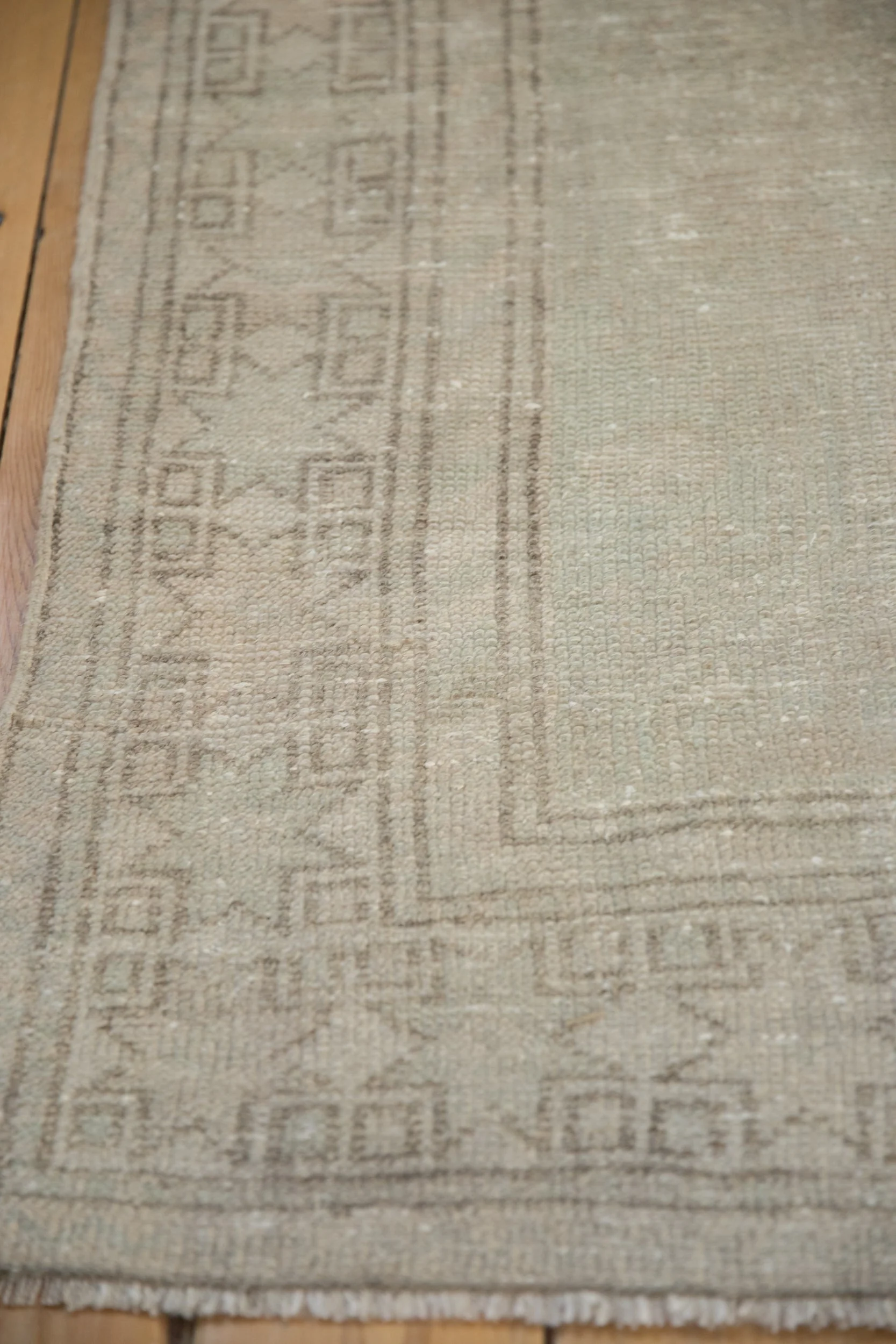 3x5.5 Vintage Distressed Oushak Rug - Image 9