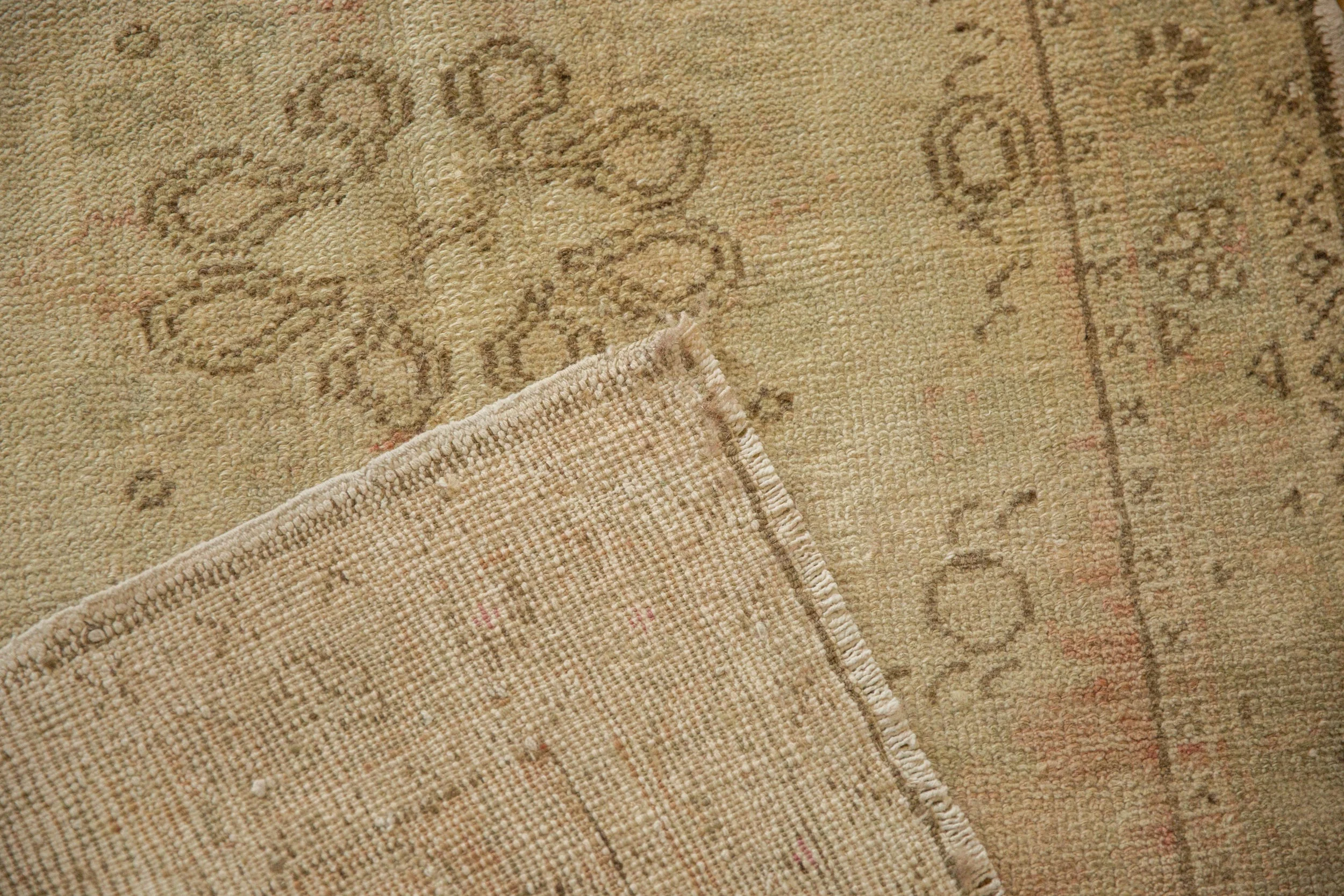 3x5.5 Vintage Distressed Oushak Rug - Image 11