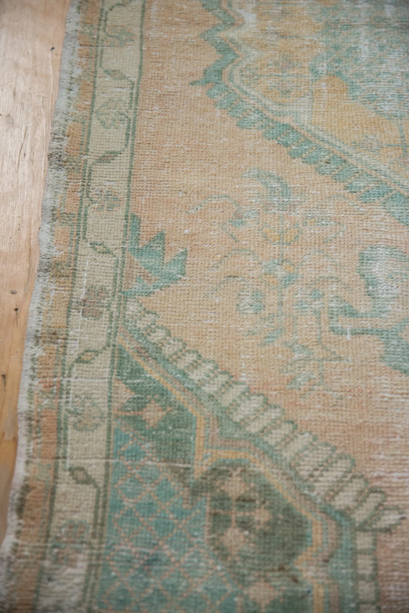 3x5.5 Vintage Distressed Oushak Rug - Image 4