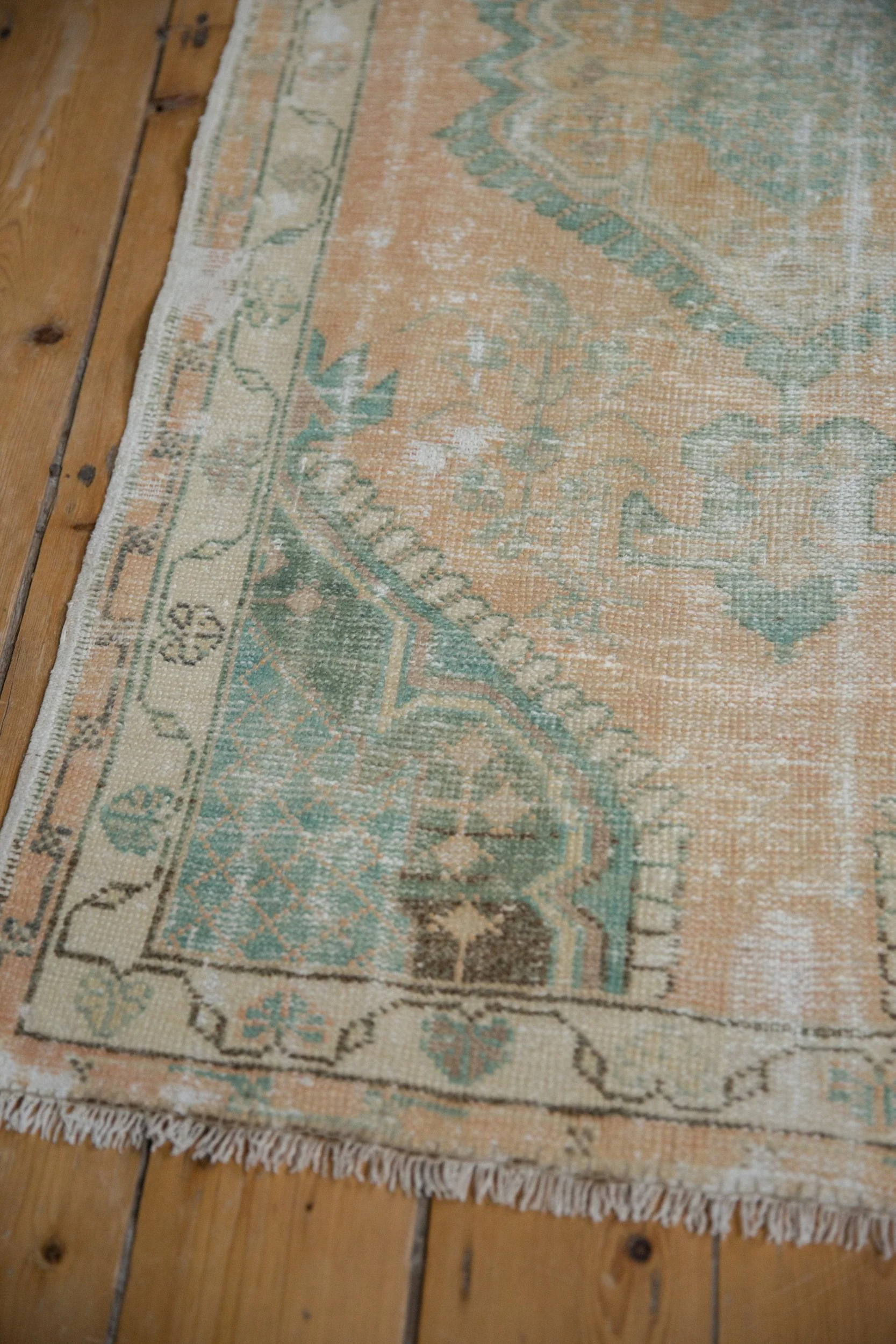 3x5.5 Vintage Distressed Oushak Rug - Image 6