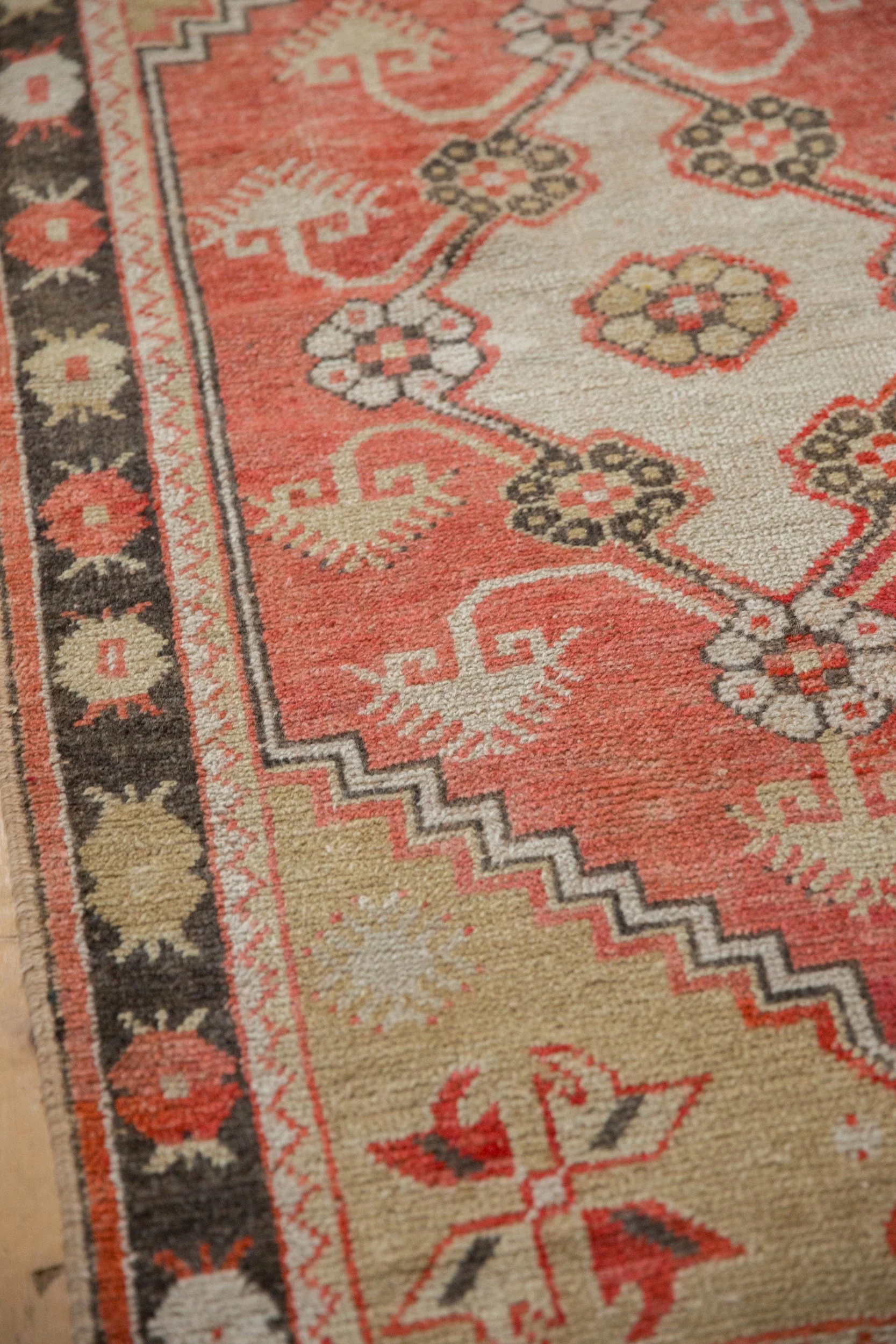 3x5.5 Vintage Distressed Oushak Rug - Image 5