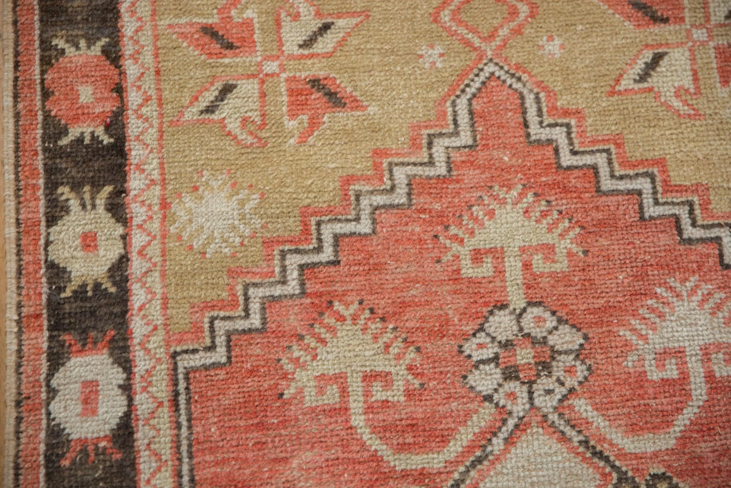 3x5.5 Vintage Distressed Oushak Rug - Image 6