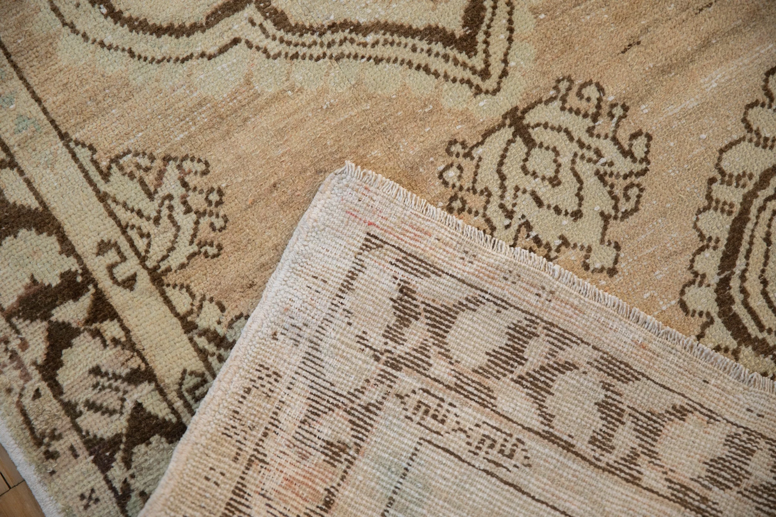 3x5.5 Vintage Distressed Oushak Rug - Image 12