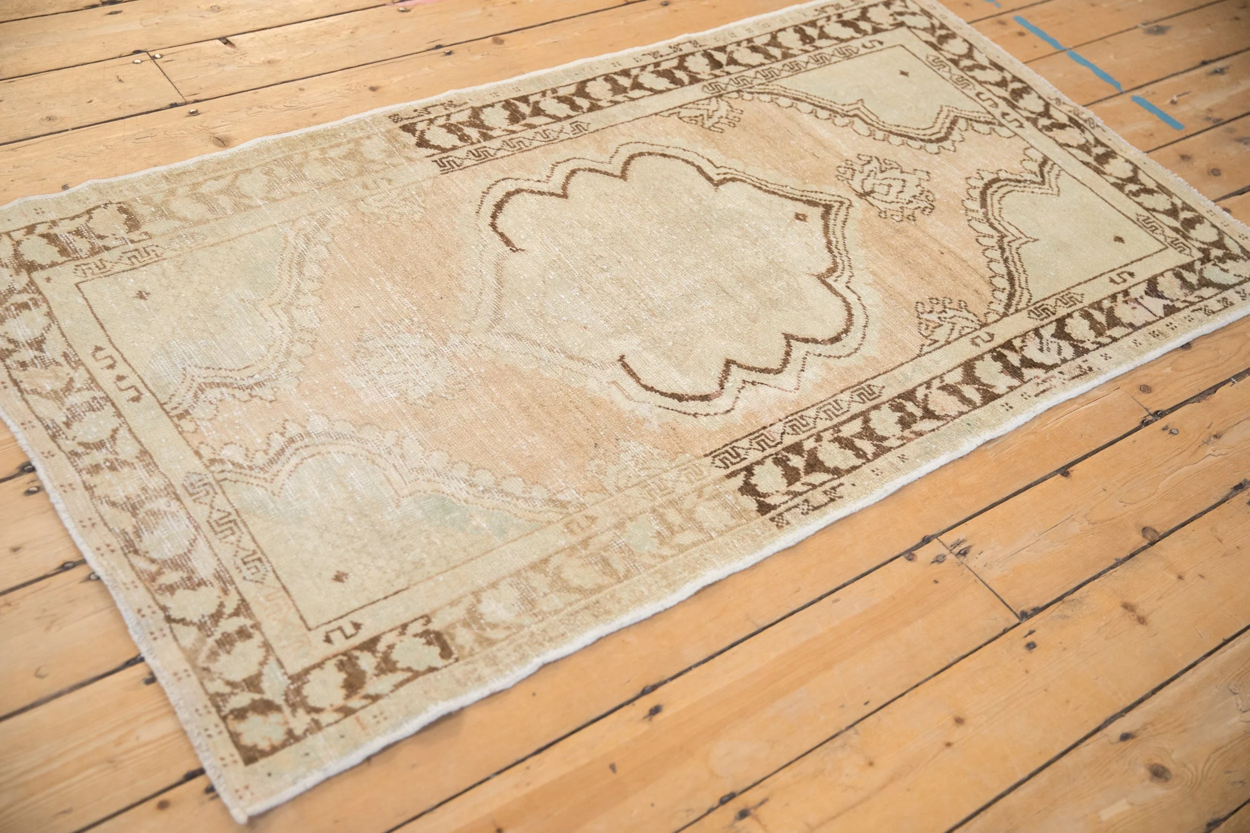3x5.5 Vintage Distressed Oushak Rug - Image 5