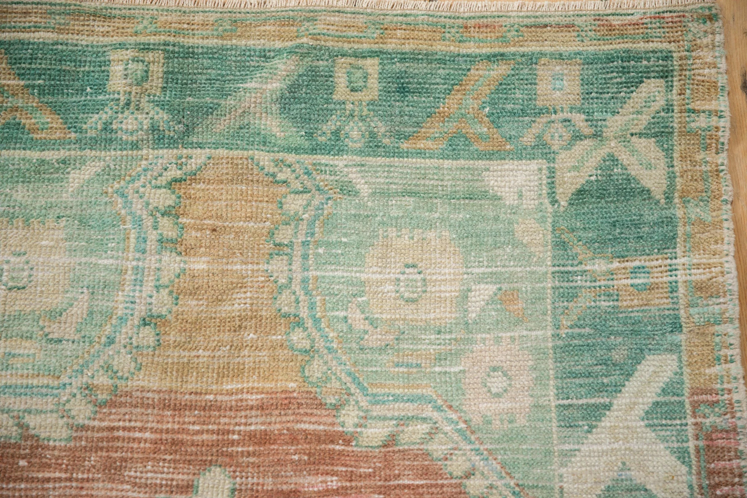 3x5.5 Vintage Distressed Oushak Rug - Image 3