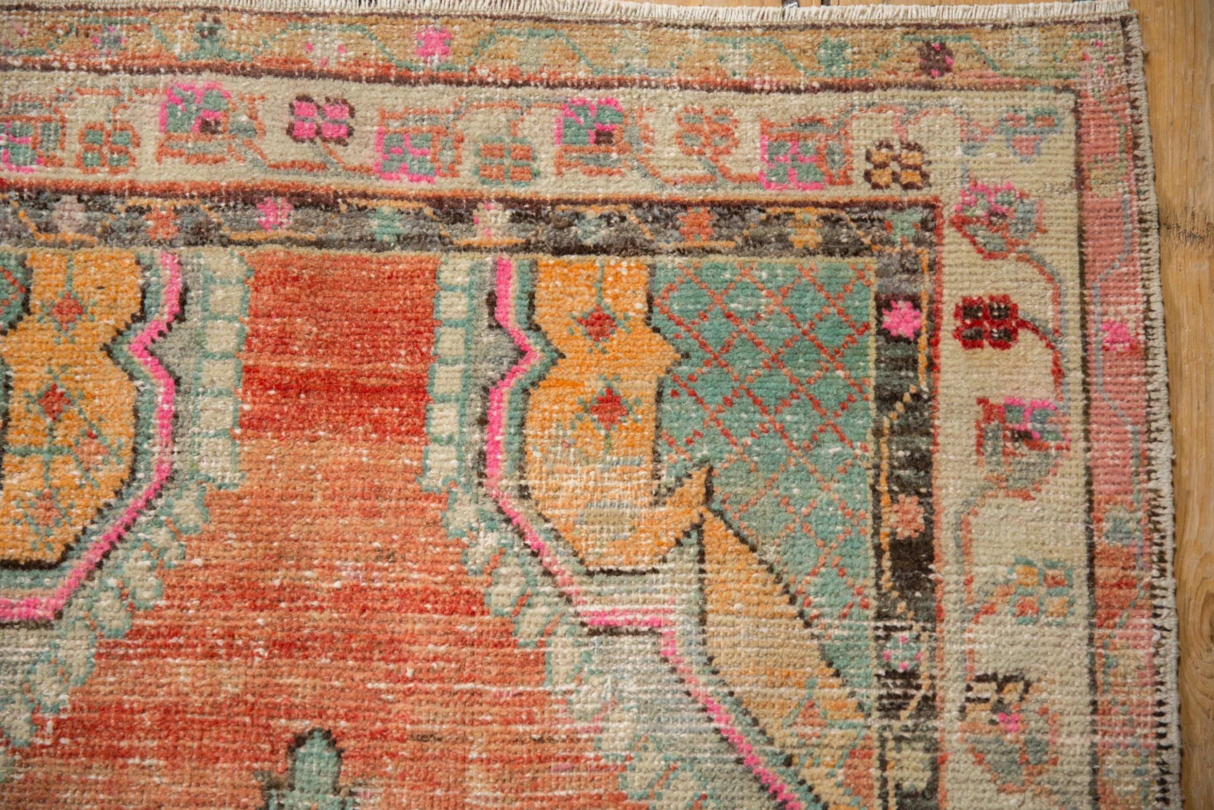 3x5.5 Vintage Distressed Oushak Rug - Image 3