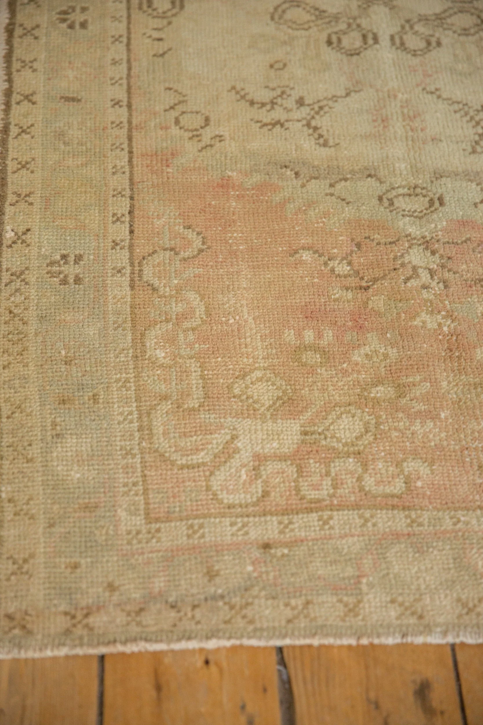 3x5.5 Vintage Distressed Oushak Rug - Image 5