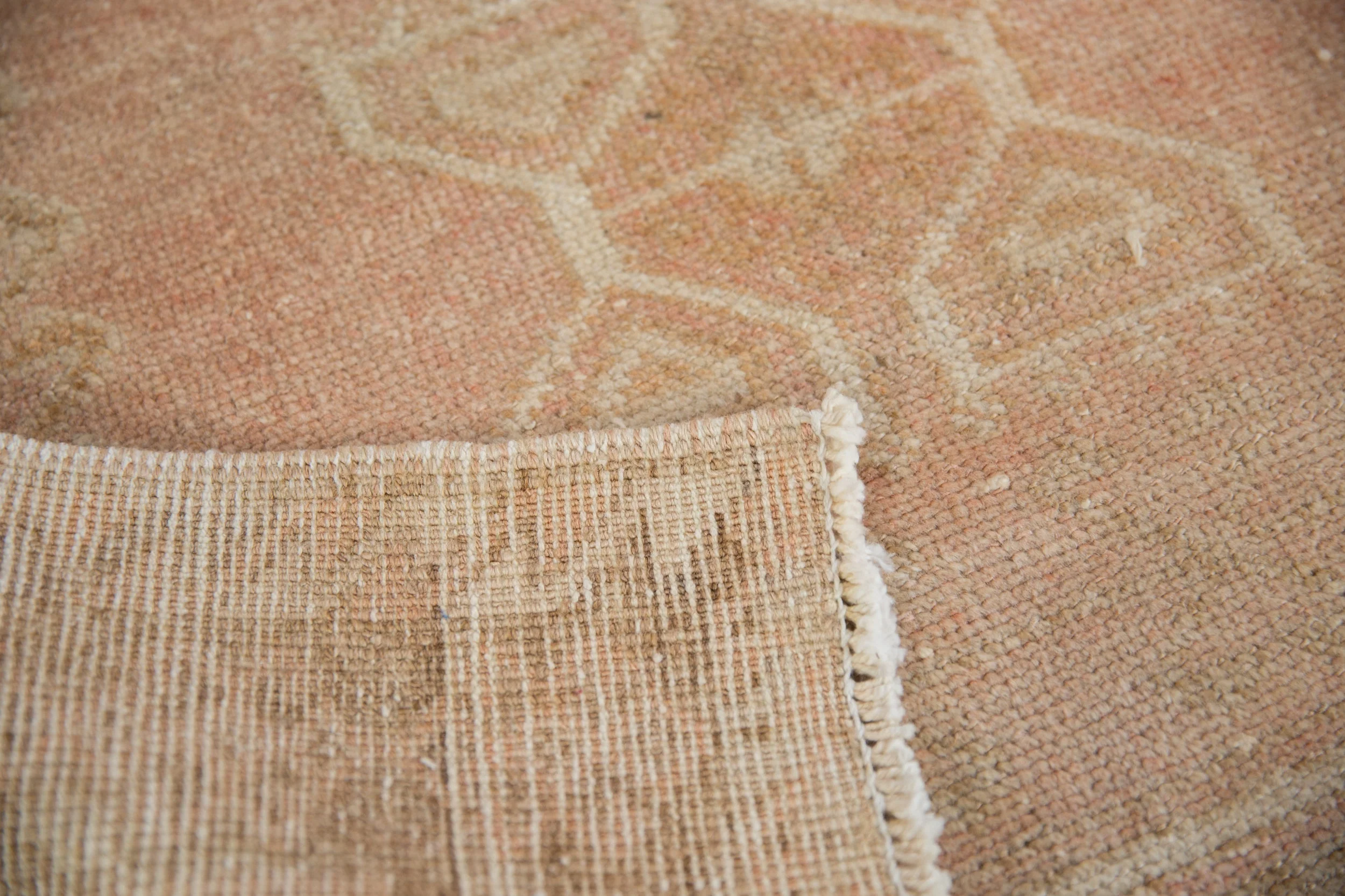 3x5.5 Vintage Distressed Oushak Rug - Image 11