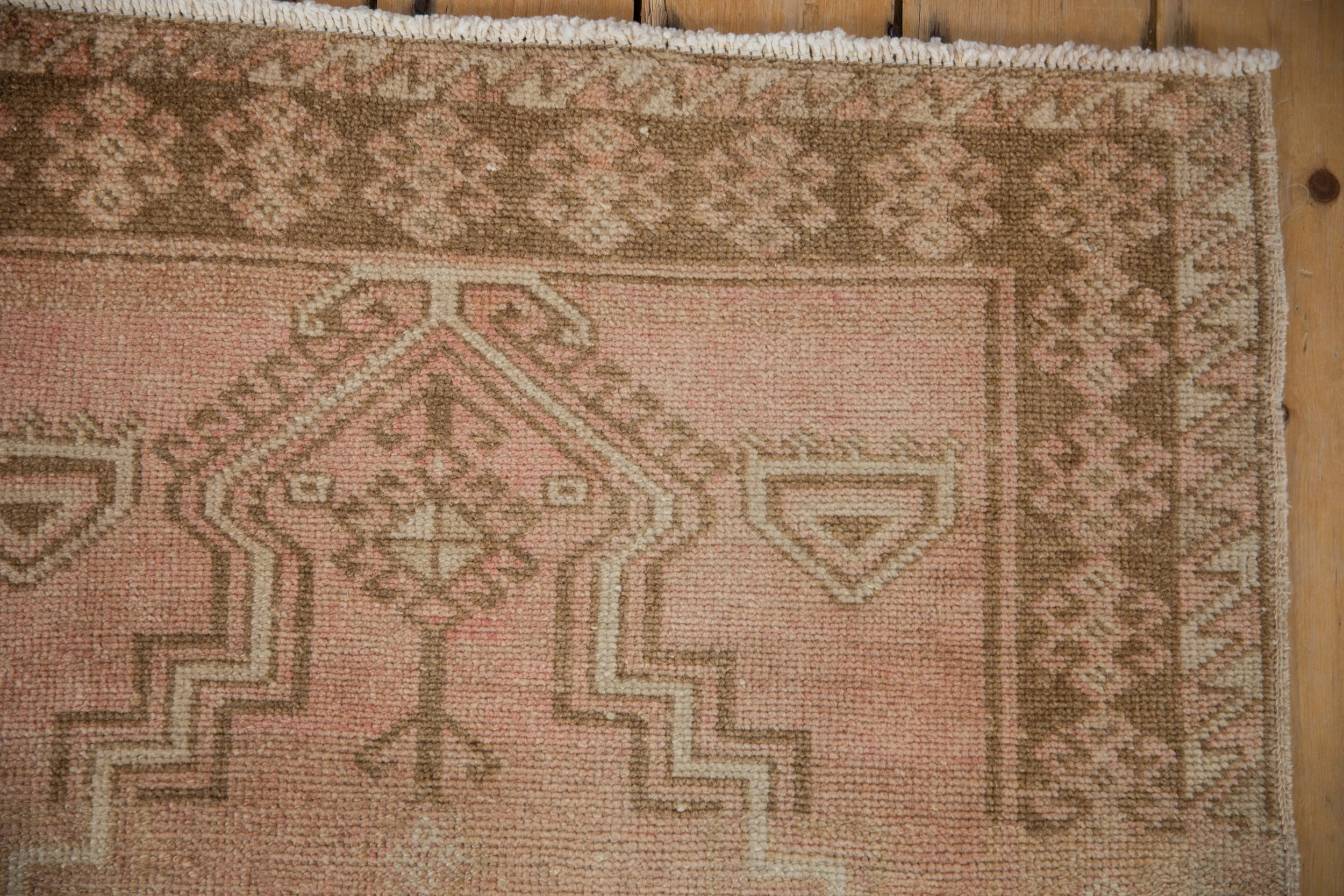 3x5.5 Vintage Distressed Oushak Rug - Image 3