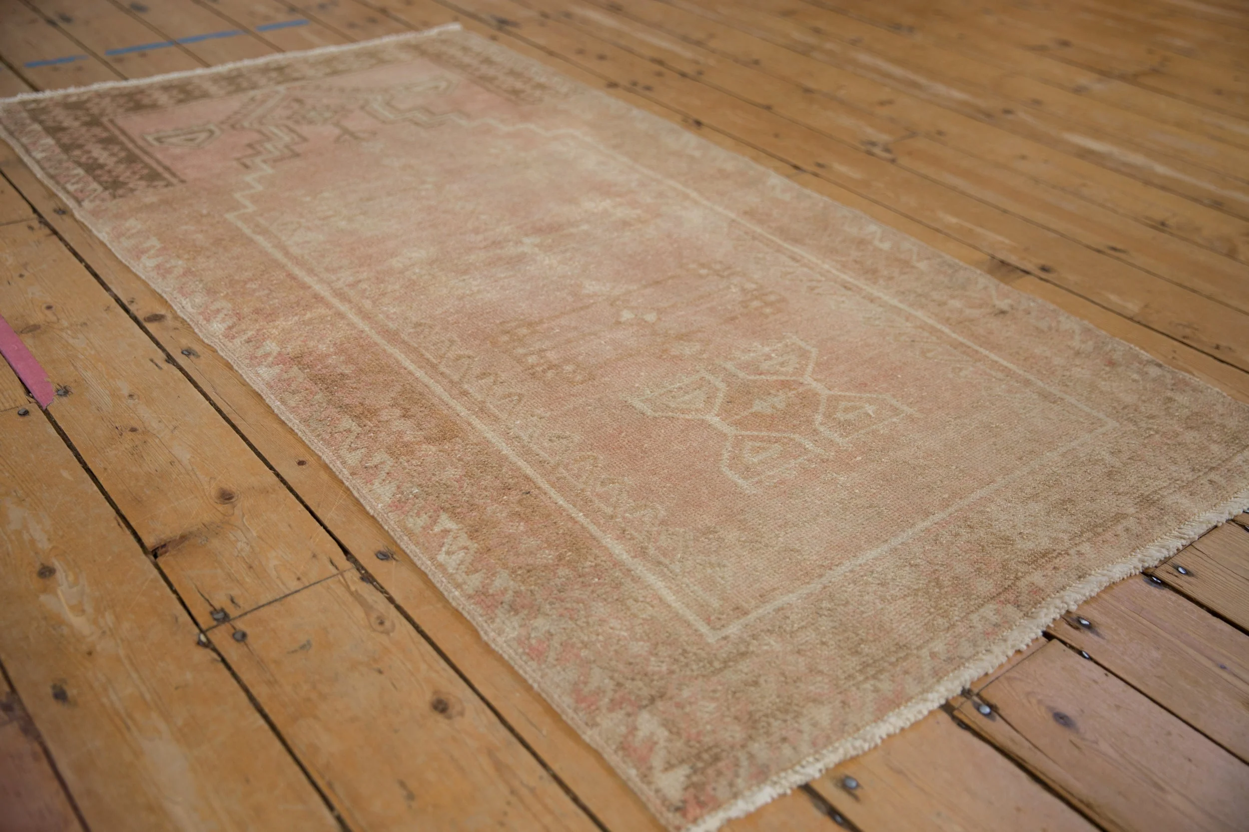 3x5.5 Vintage Distressed Oushak Rug - Image 7