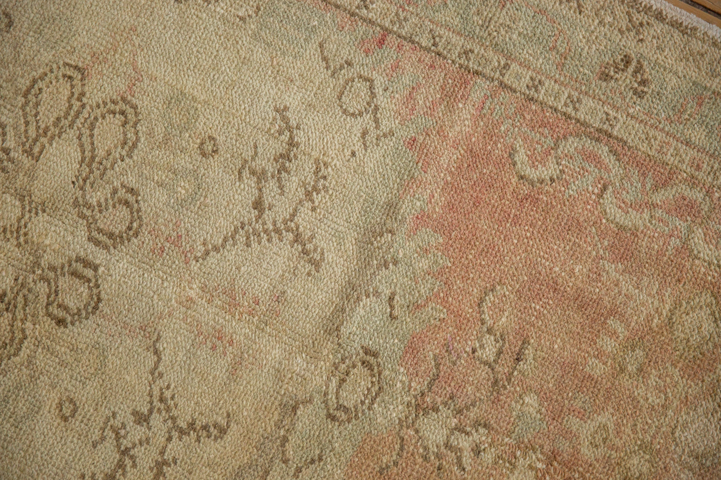 3x5.5 Vintage Distressed Oushak Rug - Image 6