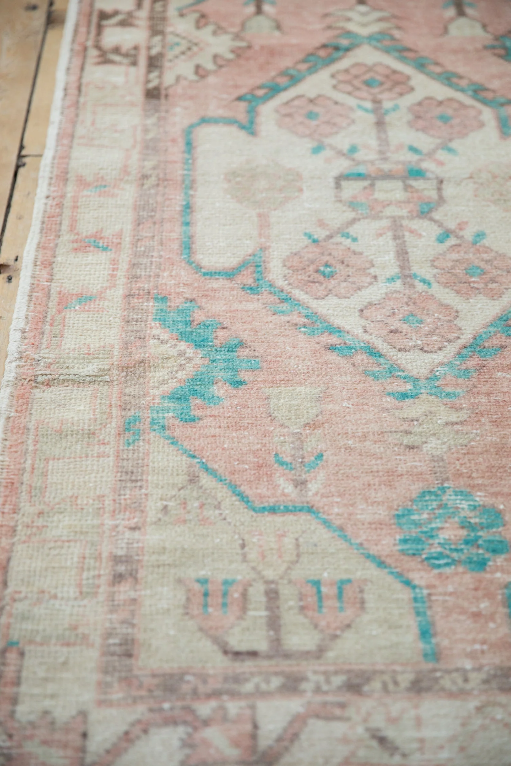3x5.5 Vintage Distressed Oushak Rug - Image 6