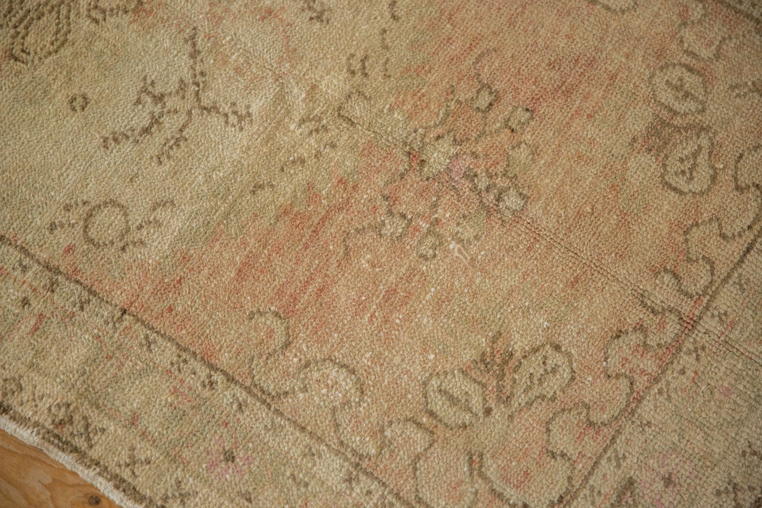 3x5.5 Vintage Distressed Oushak Rug - Image 8
