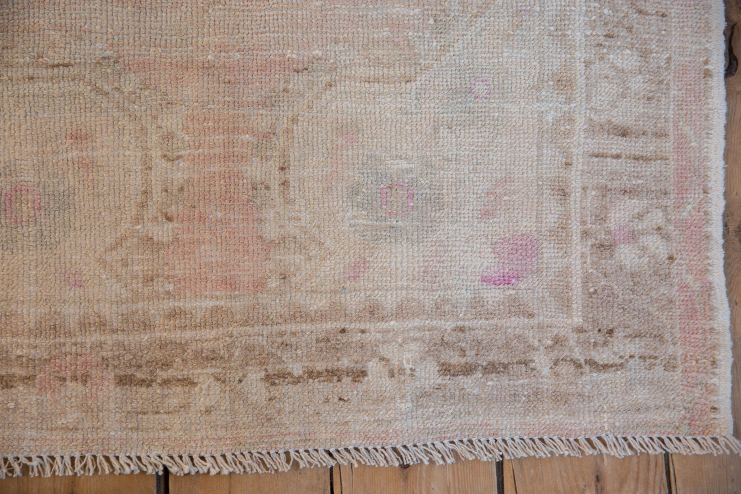 3x5.5 Vintage Distressed Oushak Rug - Image 4