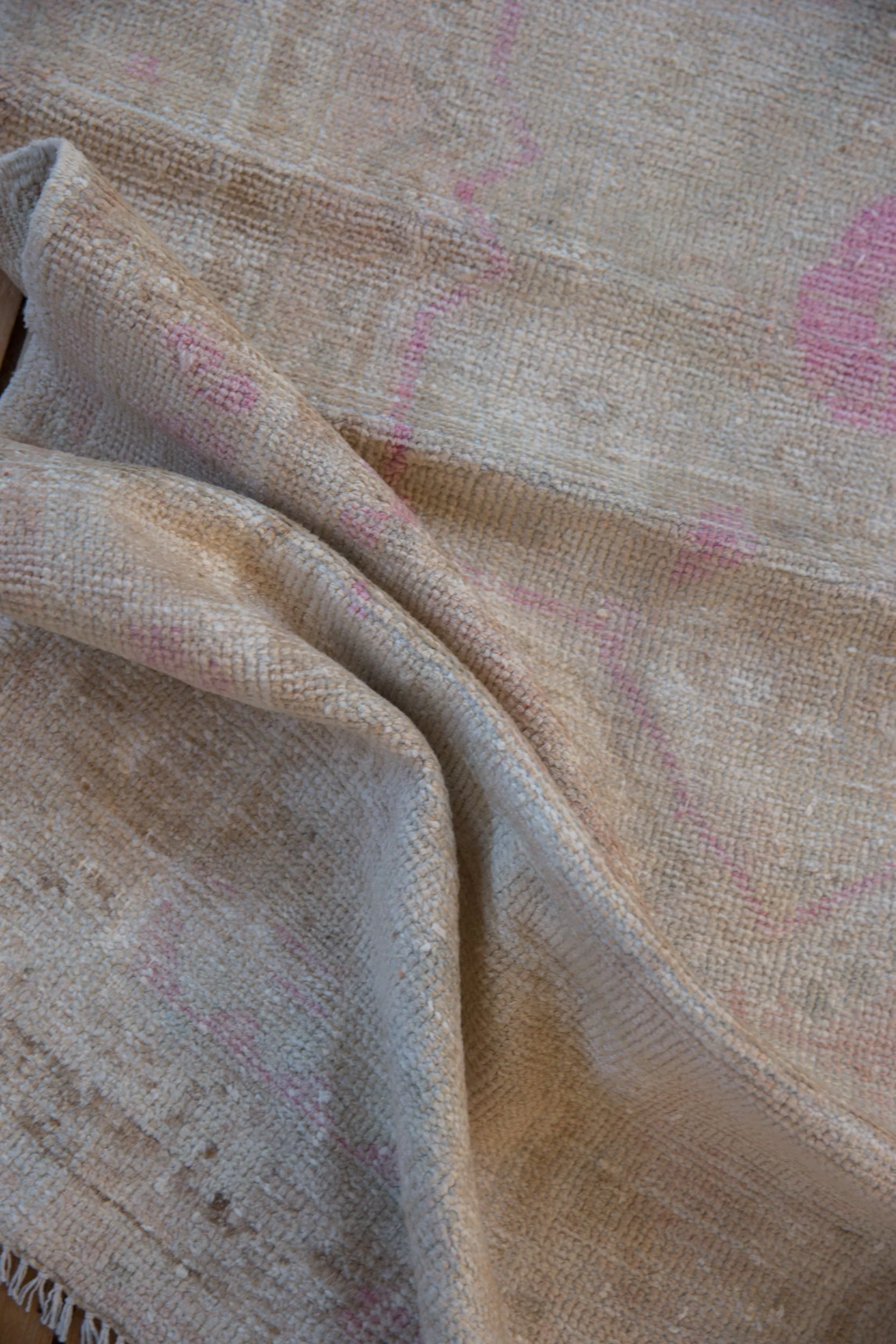 3x5.5 Vintage Distressed Oushak Rug - Image 6