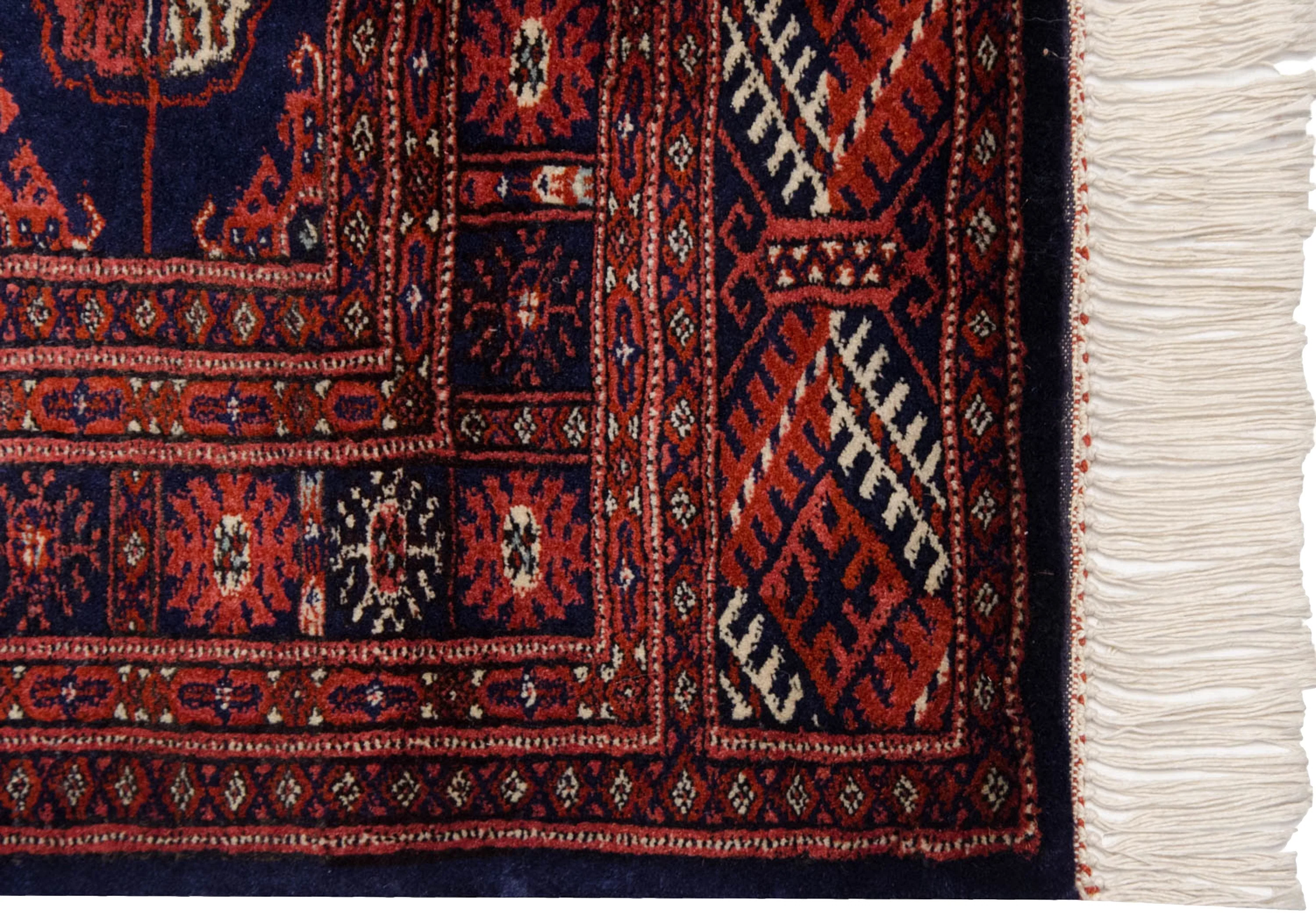 3x5.5 Vintage Fine Bokhara Rug - Image 5