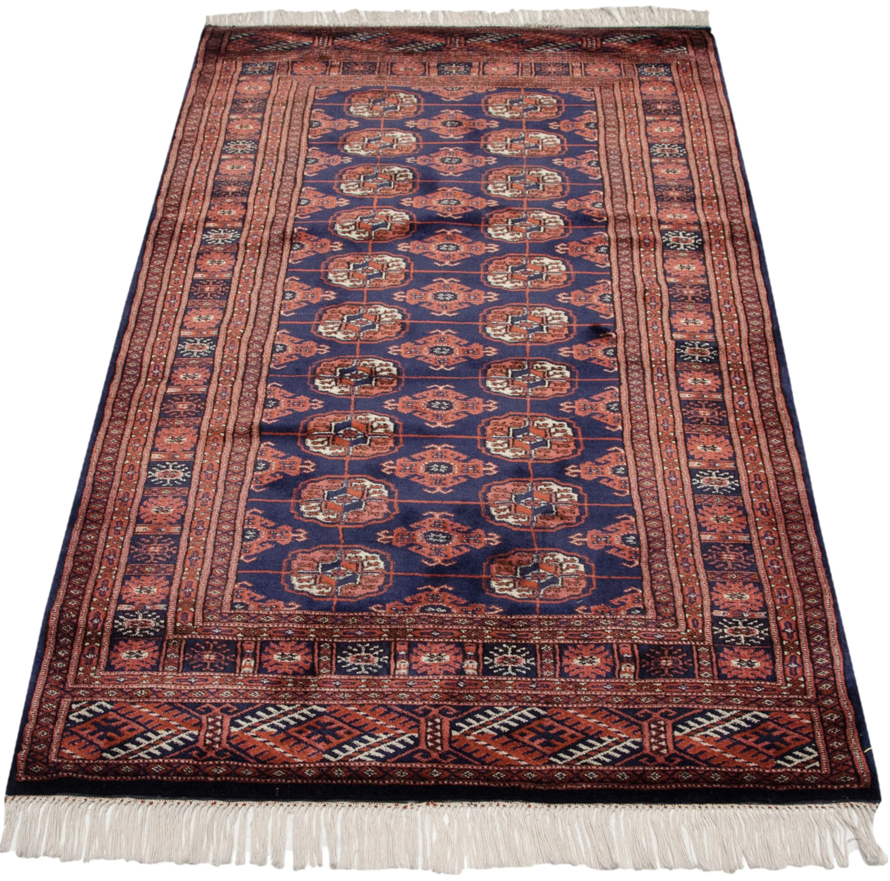 3x5.5 Vintage Fine Bokhara Rug - Image 6