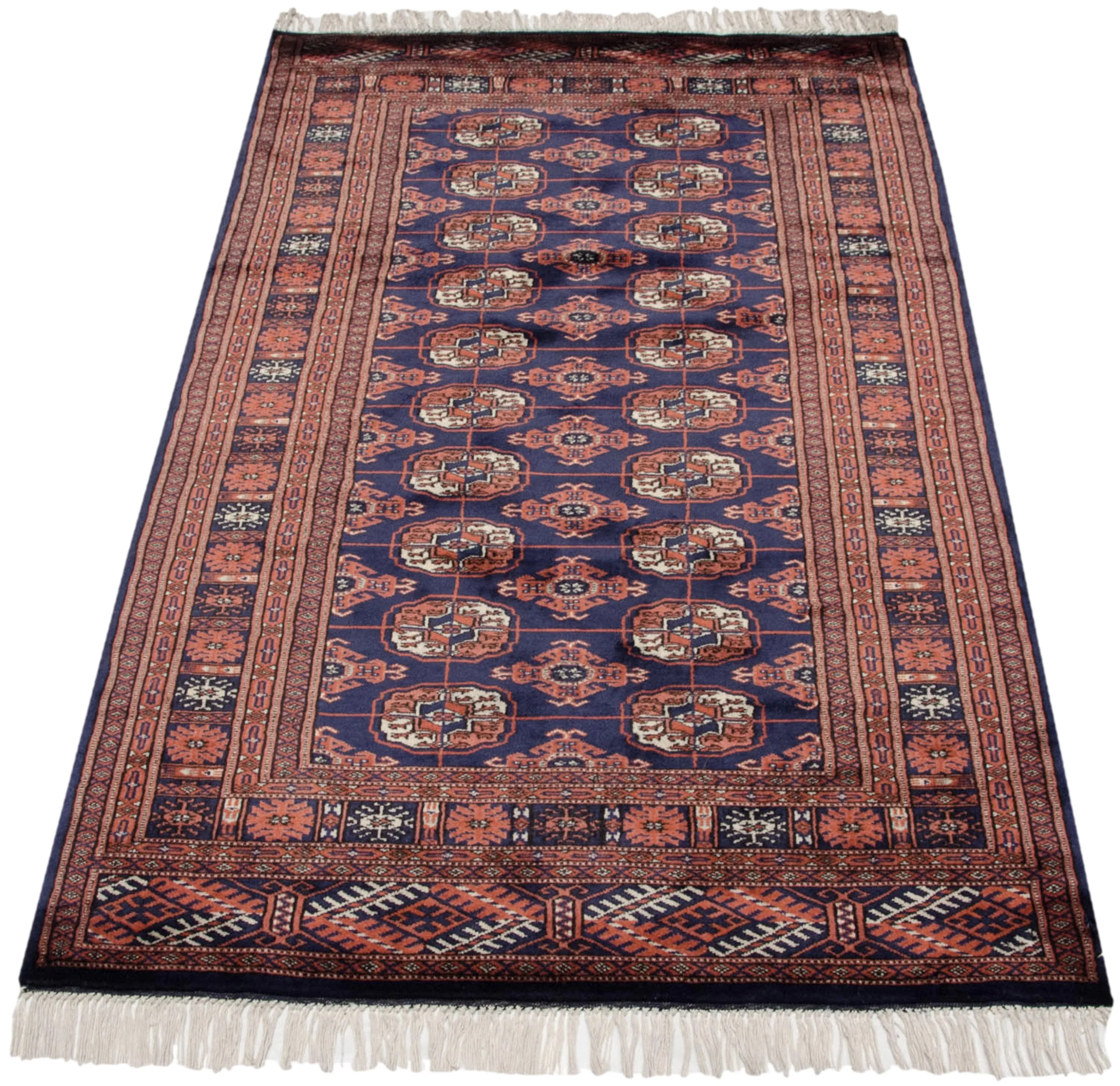 3x5.5 Vintage Fine Bokhara Rug - Image 6