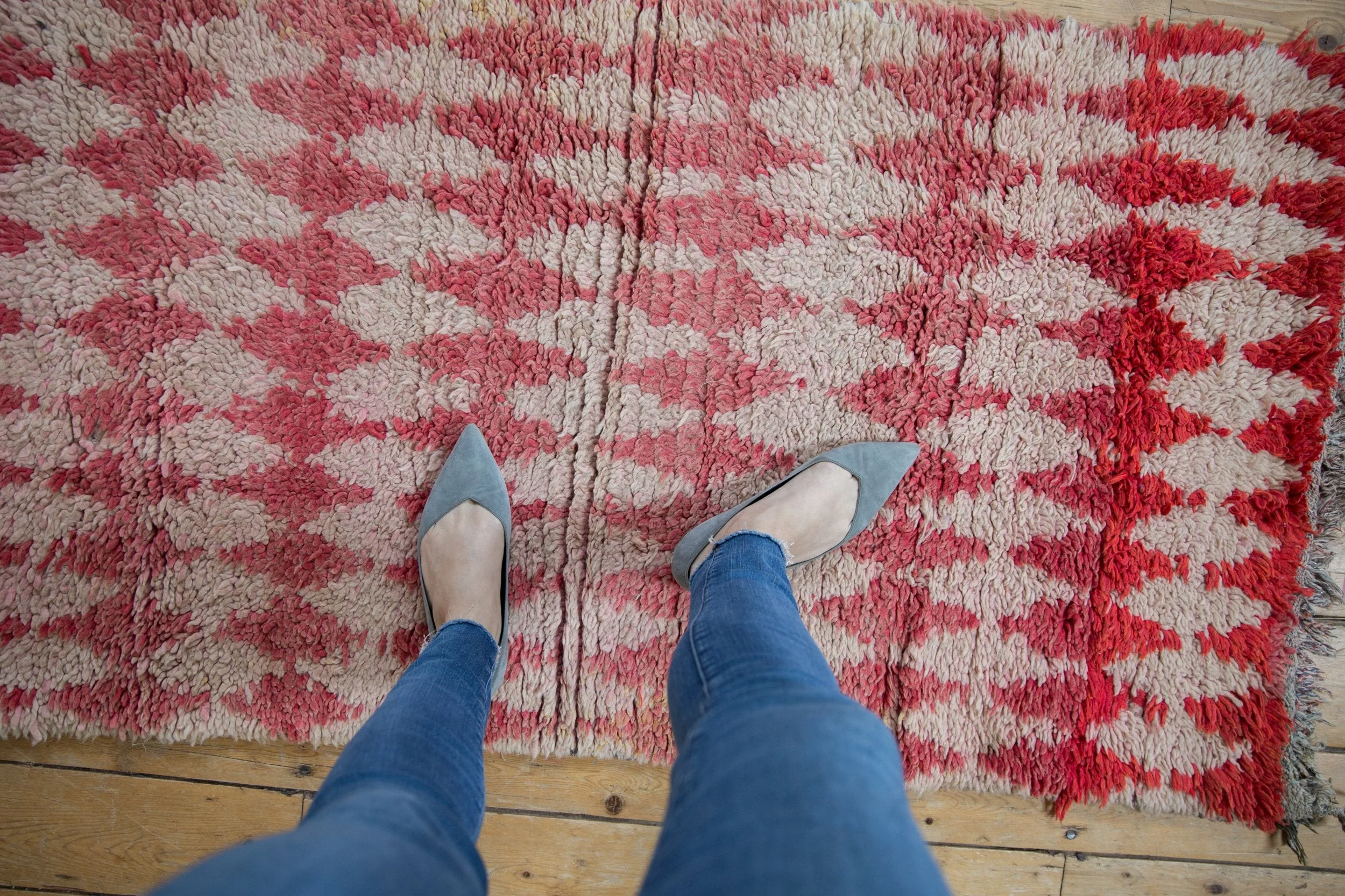 3x5.5 Vintage Moroccan Rug - Image 2