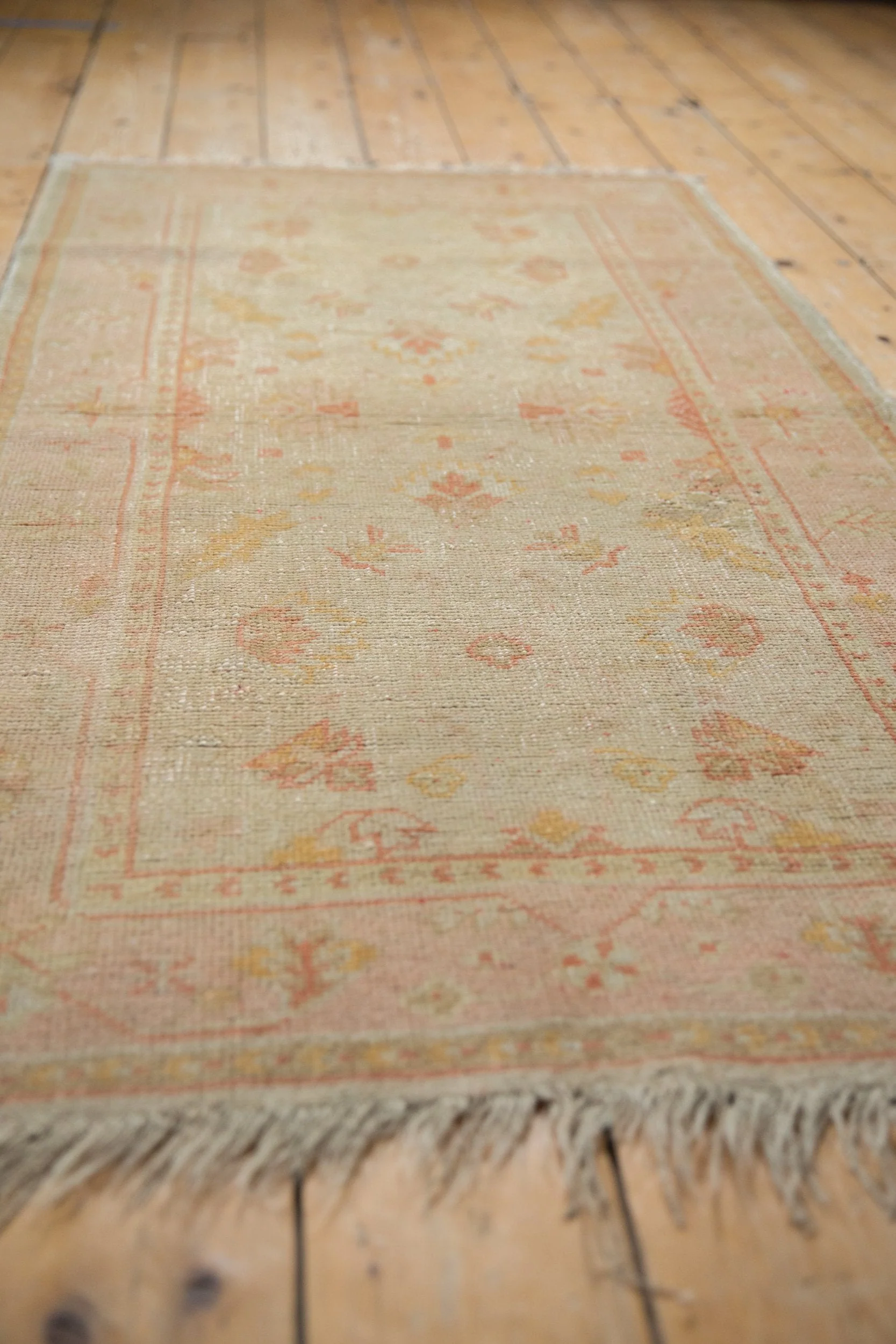 3x5.5 Vintage Oushak Rug - Image 3