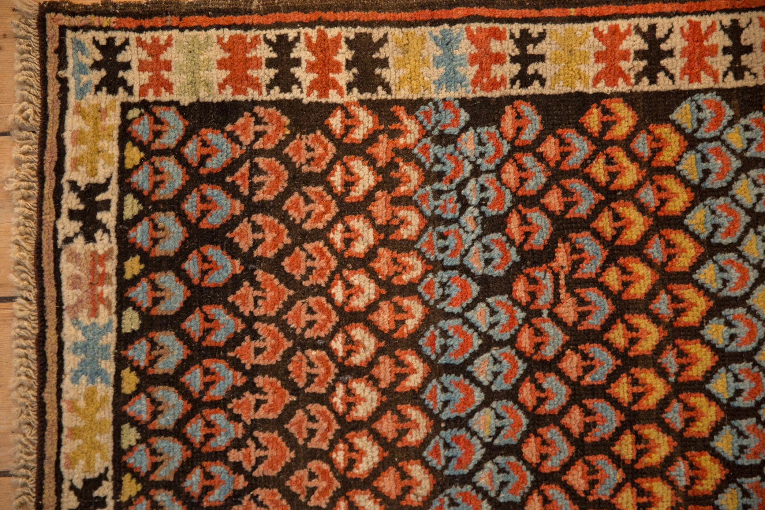 3x5 Antique Caucasian Rug - Image 3