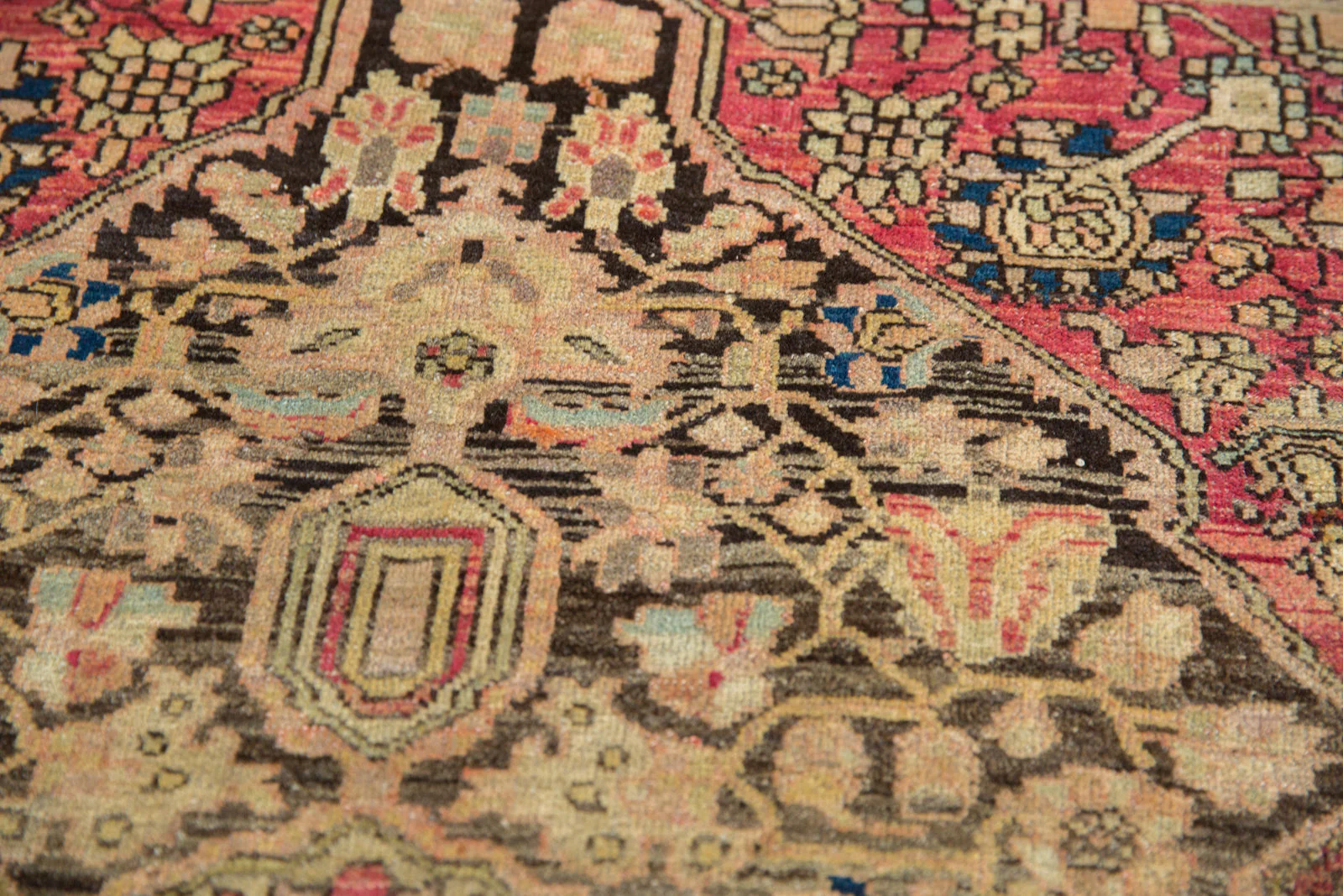 3x5 Antique Farahan Sarouk Rug - Image 12