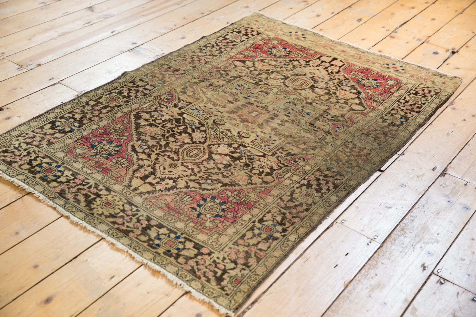 3x5 Antique Farahan Sarouk Rug - Image 16