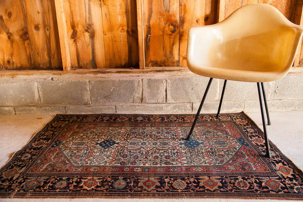 3x5 Antique Fine Farahan Sarouk Rug - Image 10