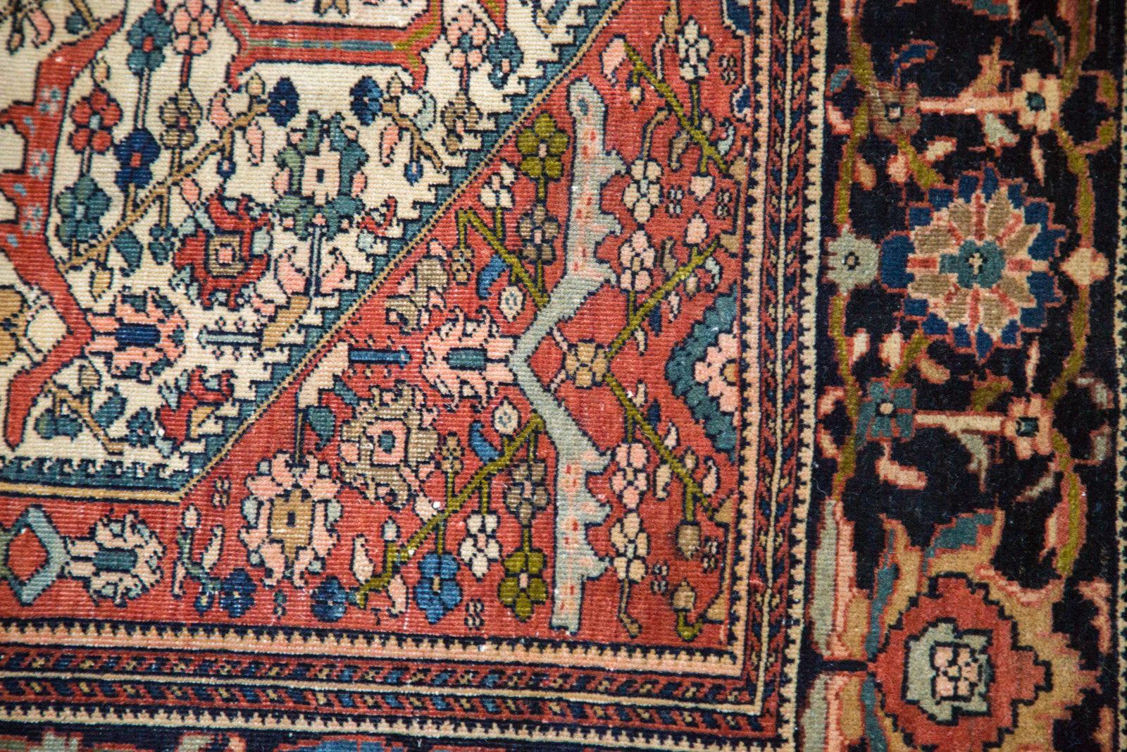 3x5 Antique Fine Farahan Sarouk Rug - Image 5