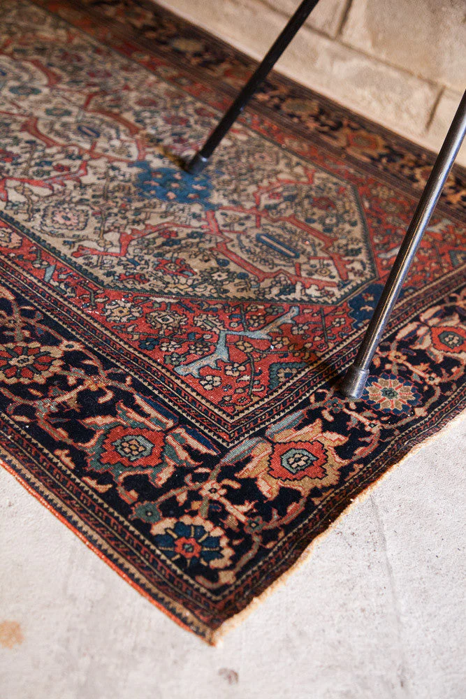 3x5 Antique Fine Farahan Sarouk Rug - Image 9