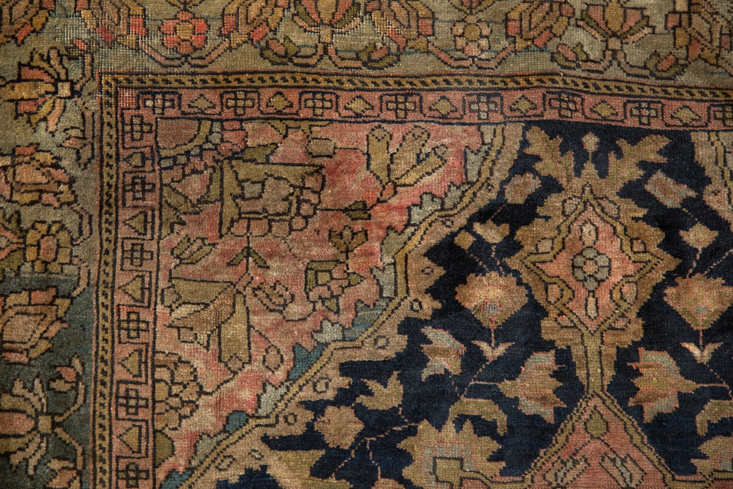 3x5 Antique Fine Malayer Rug - Image 11