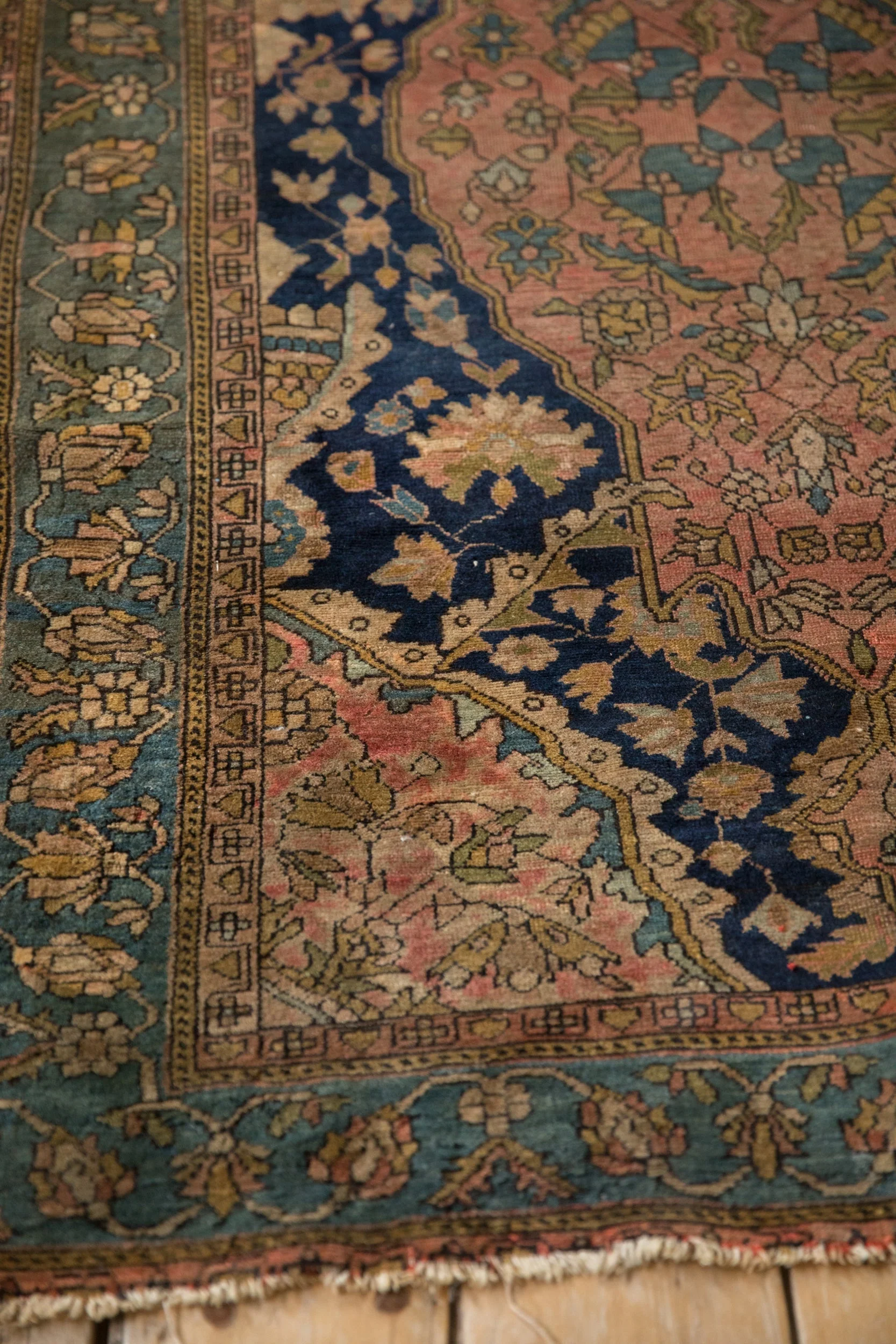 3x5 Antique Fine Malayer Rug - Image 7