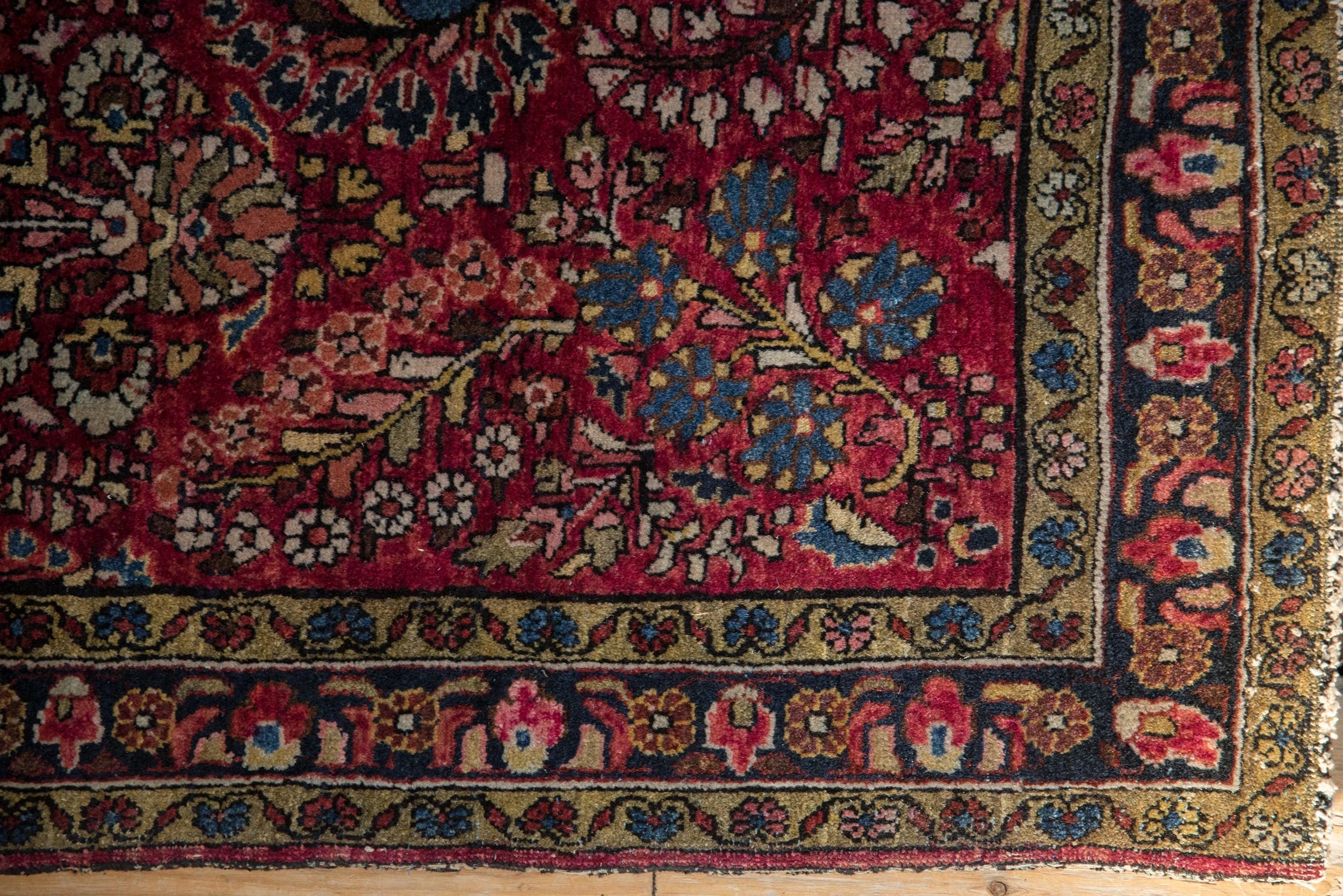 3x5 Antique German Sarouk Rug - Image 3