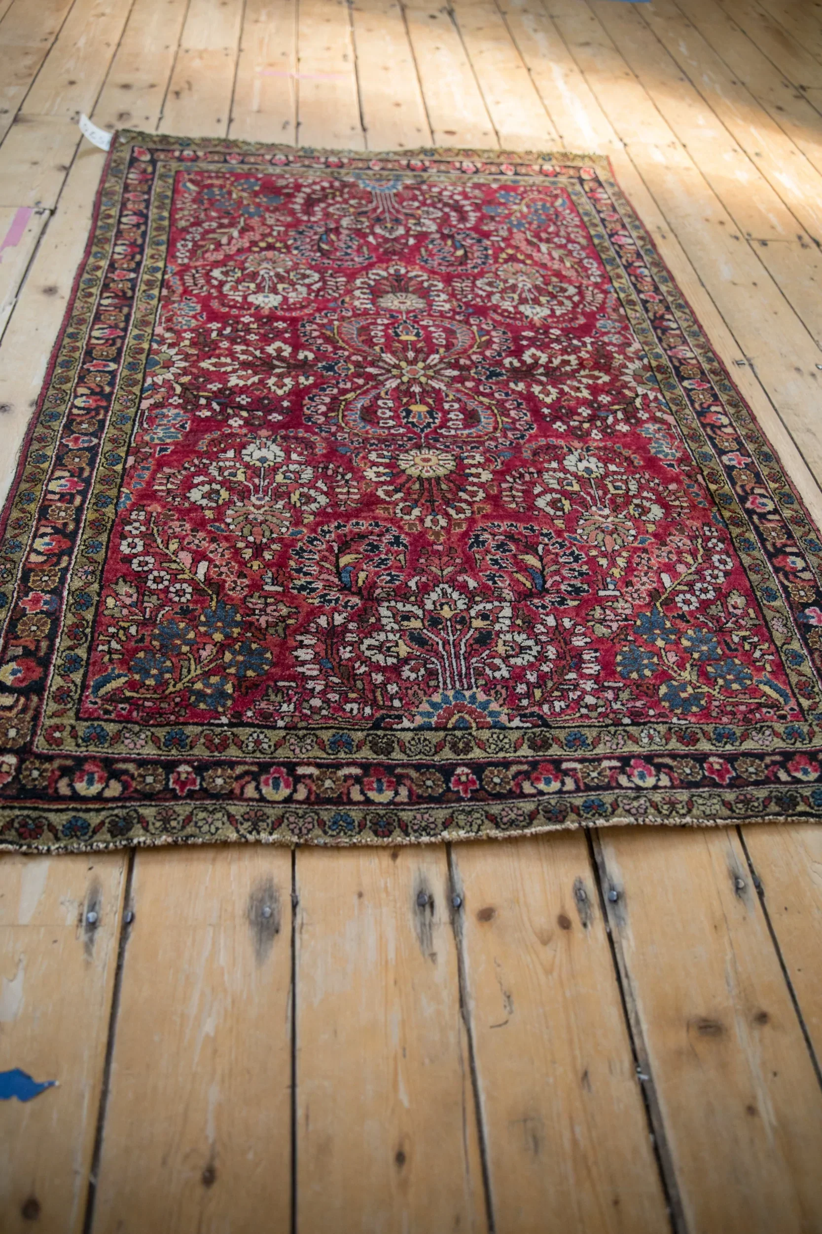 3x5 Antique German Sarouk Rug - Image 6